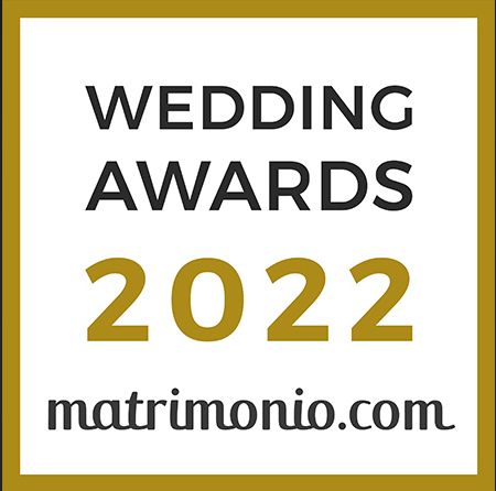 Gold and white logo design for The Knot's Best of Weddings 2022 industry awards in a modern clean style.