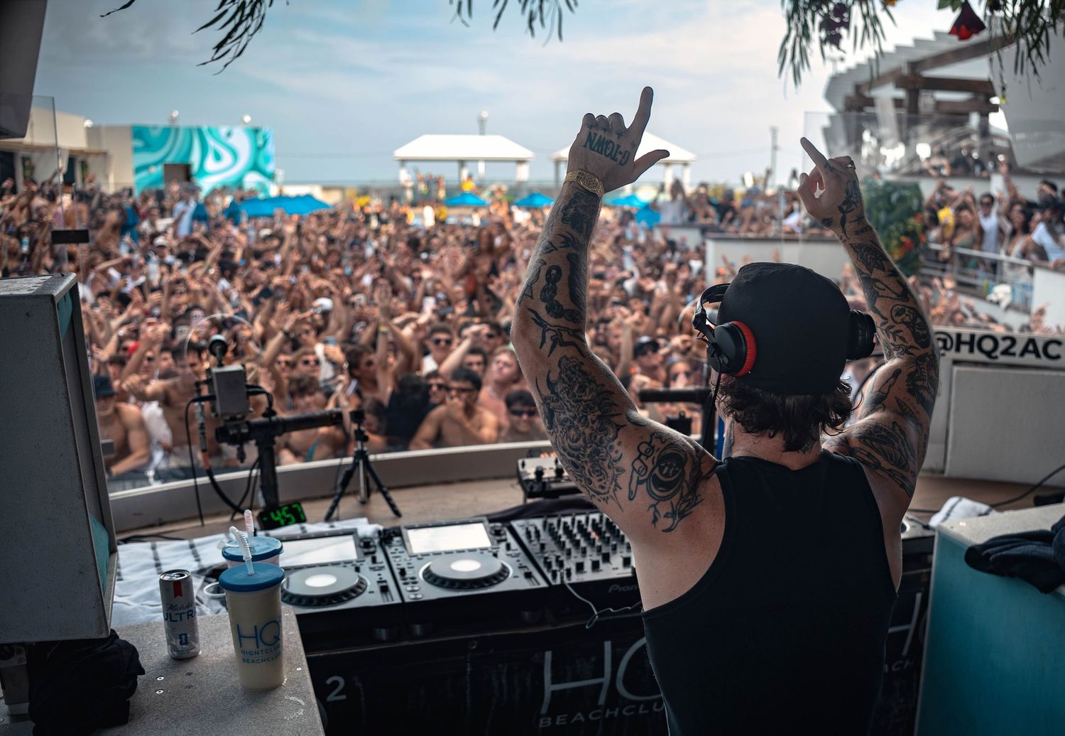 DJ and Producer KETTAMA at HQ2 Beachclub in Atlantic City, New Jersey on 8/1/2026