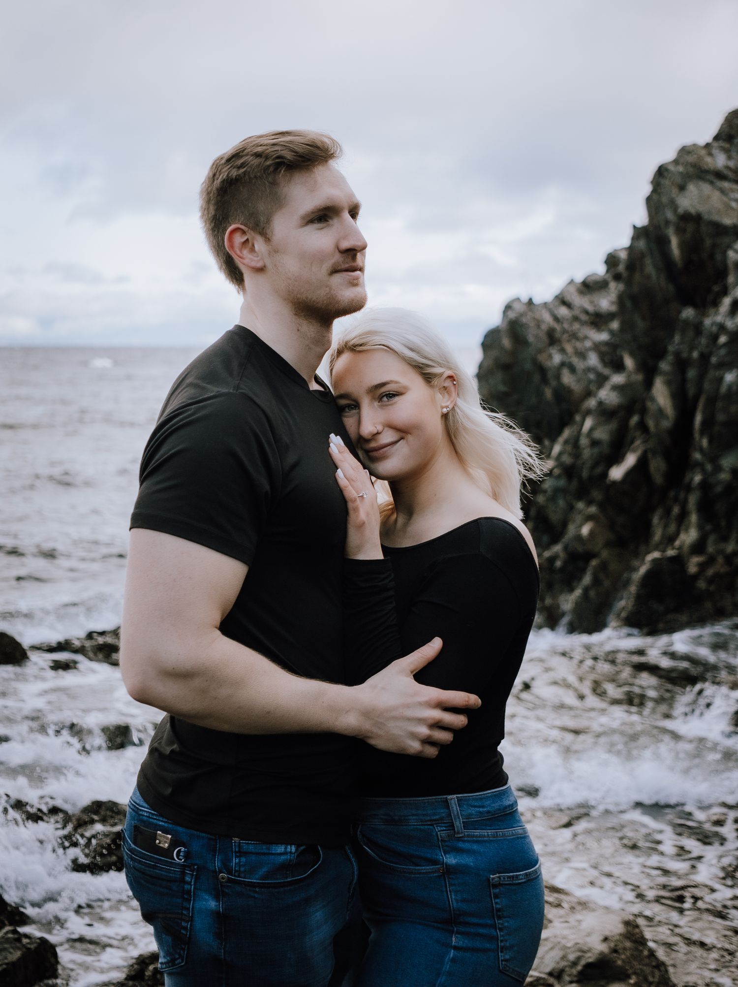 Engagement Beach Photo