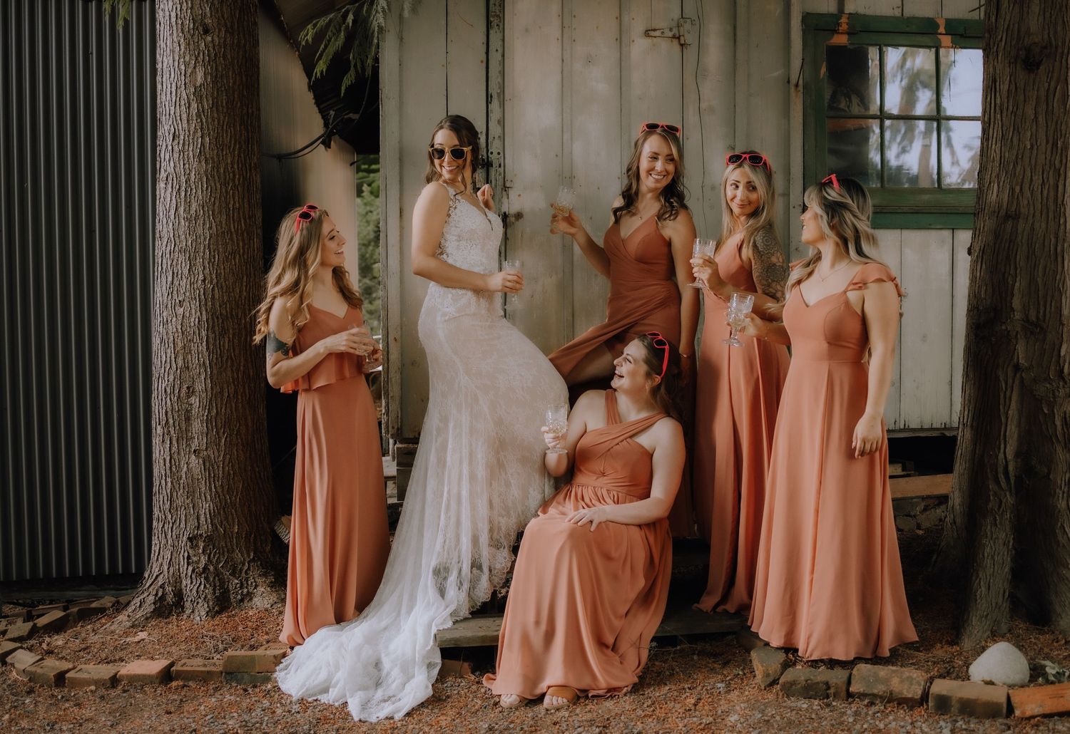 Nanaimo wedding, ceremony, summer wedding, vancouver island photographer, bridesmaids, brannen lake, nanaimo photography, backyard wedding