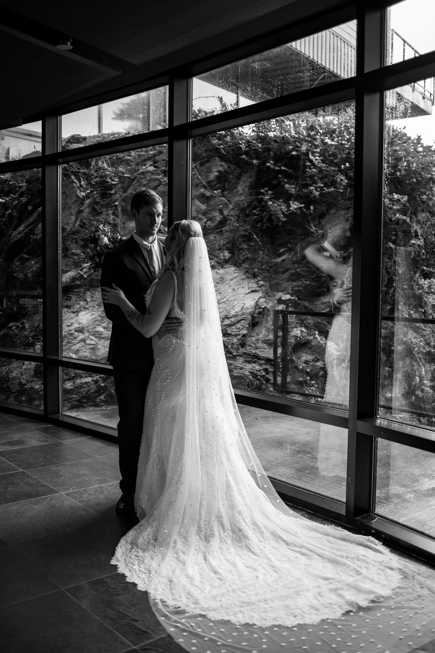 rainy day wedding