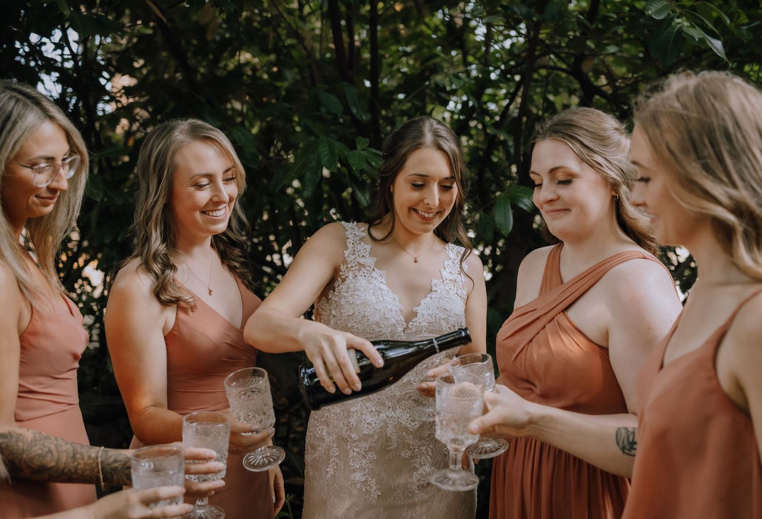 Nanaimo wedding, ceremony, summer wedding, vancouver island photographer, bridesmaids, brannen lake, nanaimo photography, backyard wedding