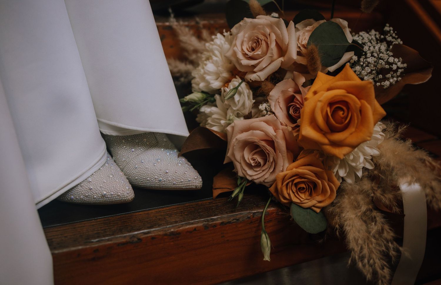 The Beach Club Resort parksville staircase bride and groom indoor portraits, hotel wedding, resort wedding photographer