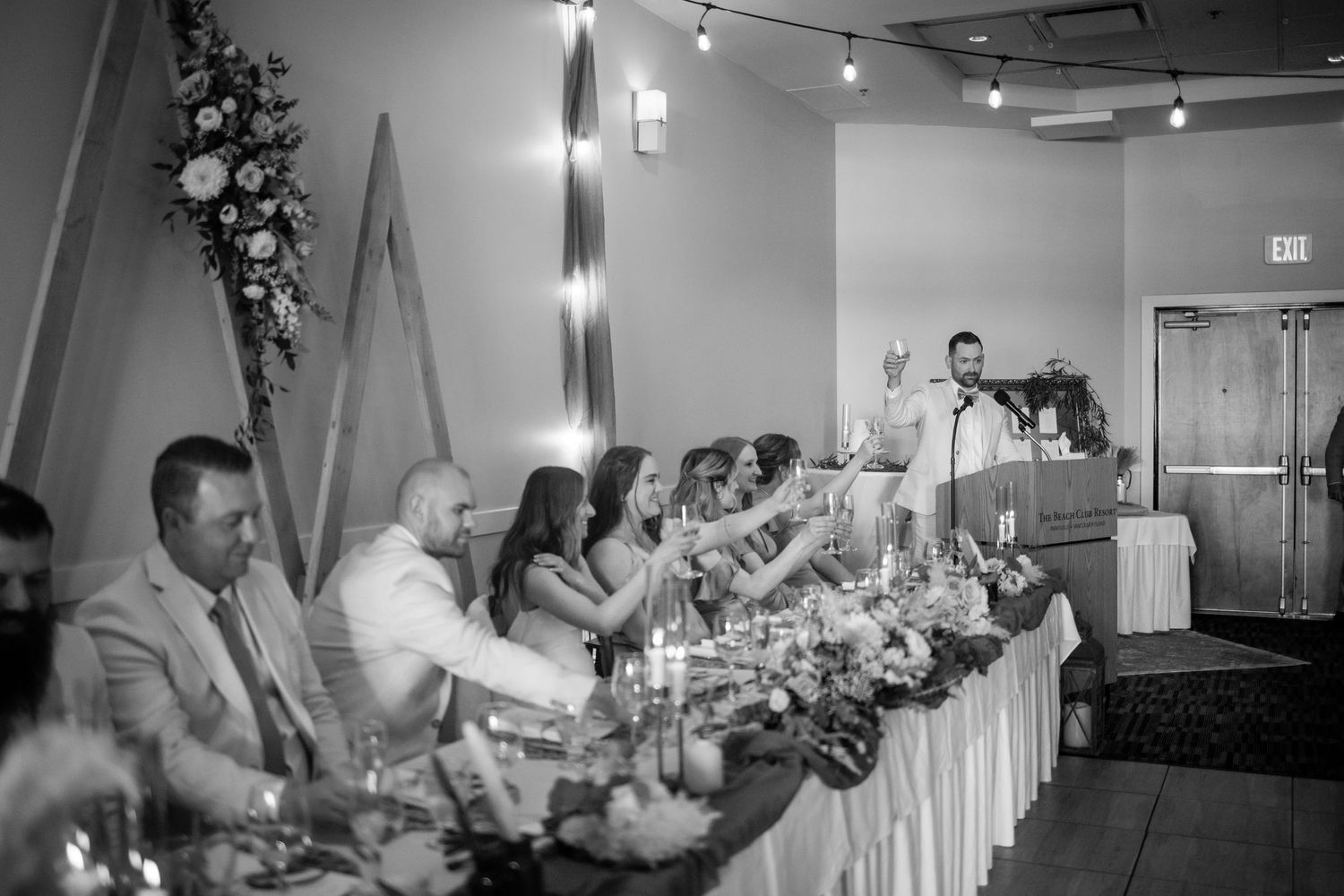 Wedding reception parksville Vancouver Island photographer romantic wedding photography resort wedding beach wedding