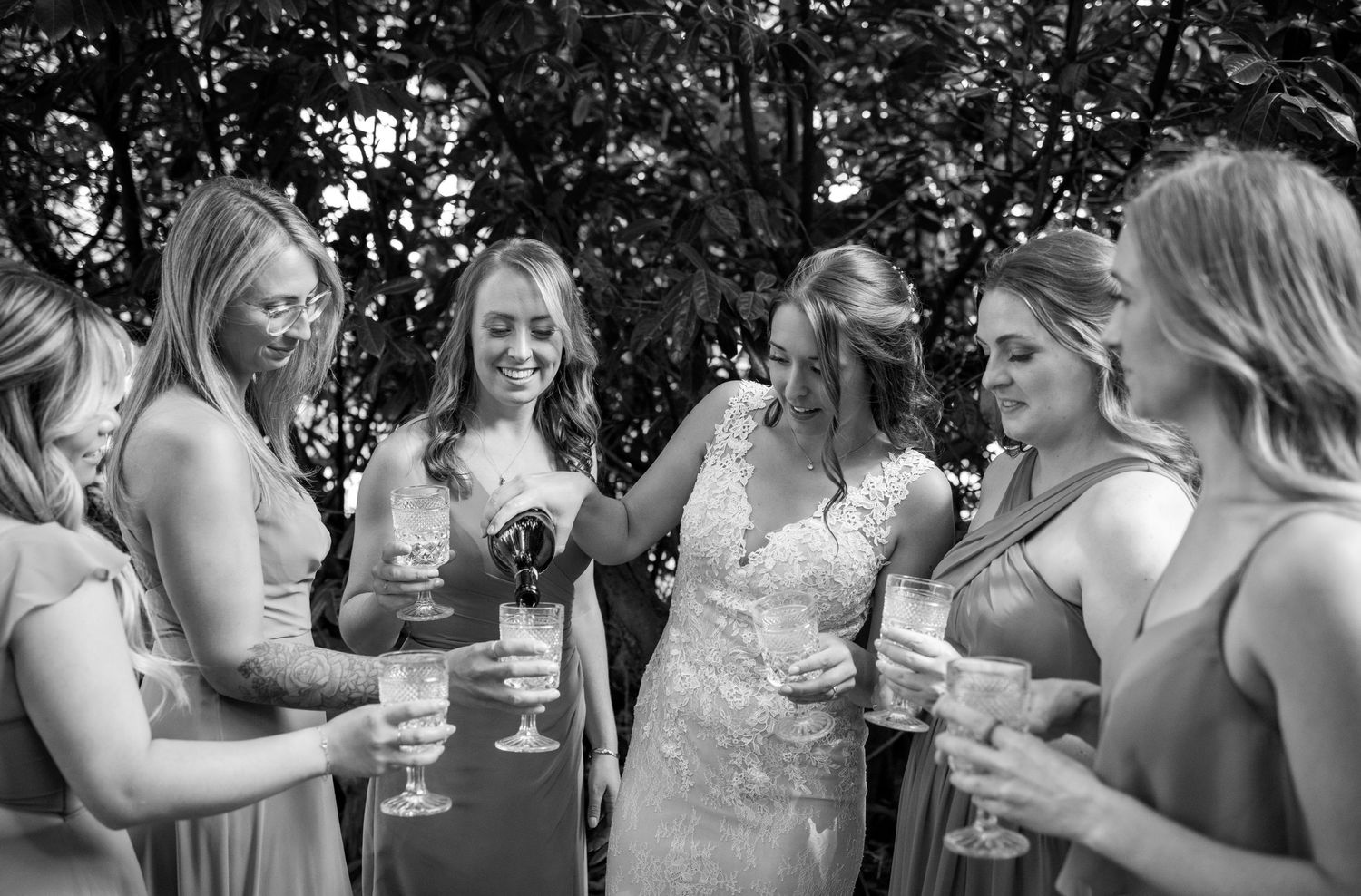 Nanaimo wedding, ceremony, summer wedding, vancouver island photographer, bridesmaids, brannen lake, nanaimo photography, backyard wedding