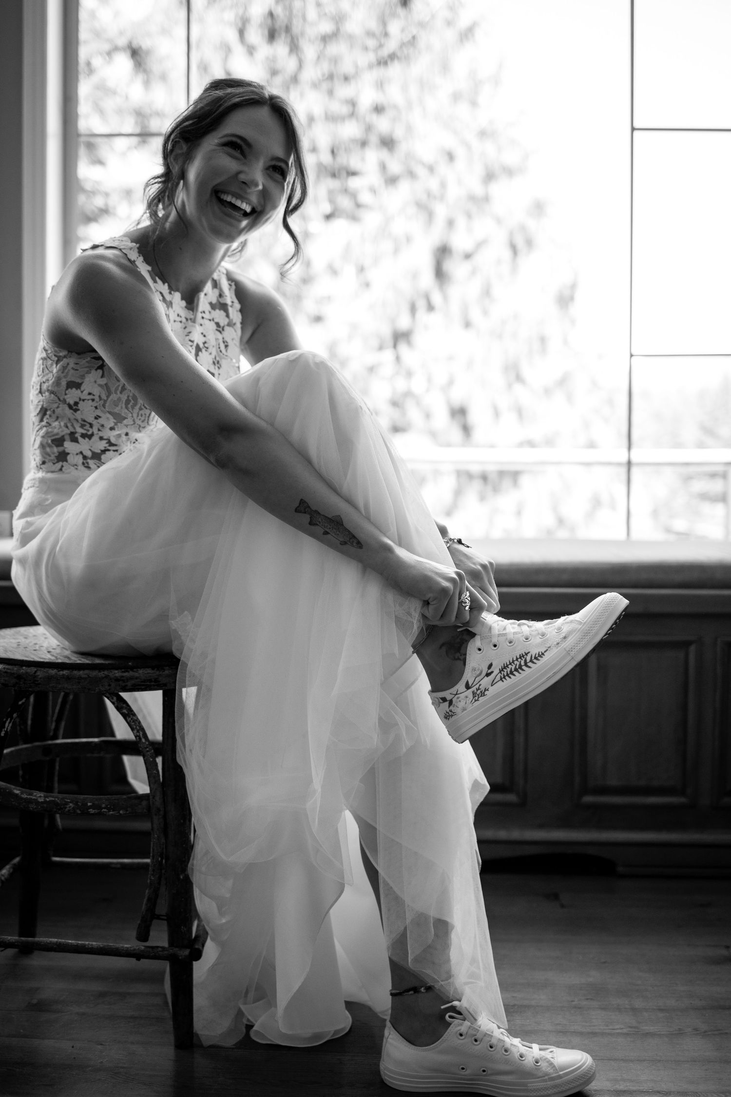 bride getting ready