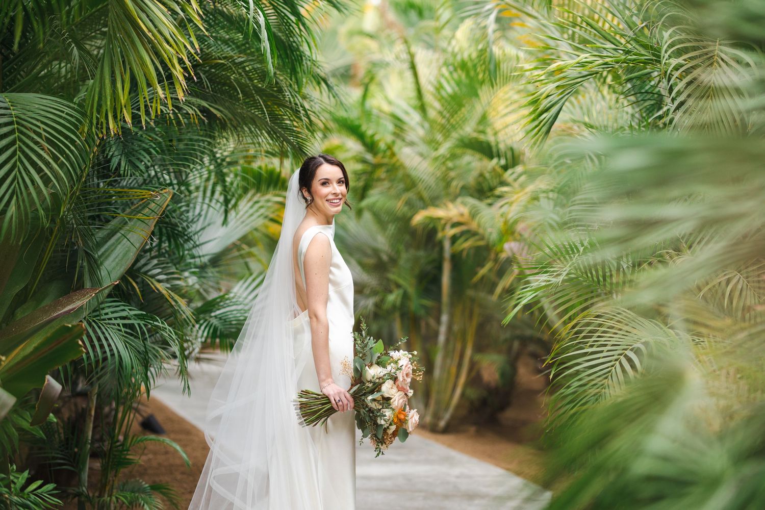 bride  intimate wedding in Cabo at ACRE Resort