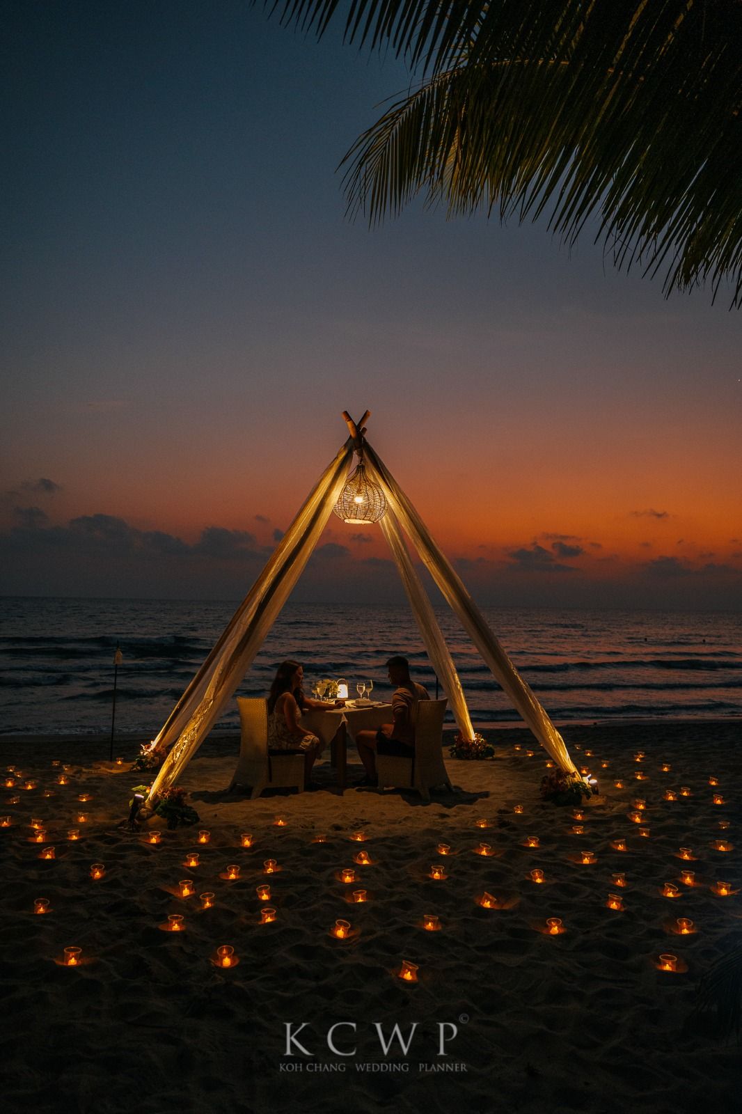 sunset proposal setup koh chang