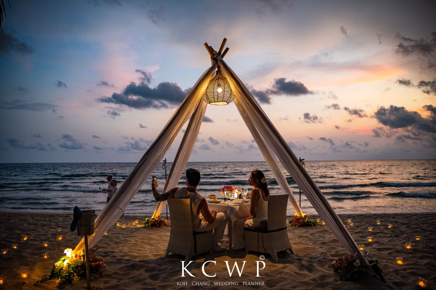 private beach dinner koh chang