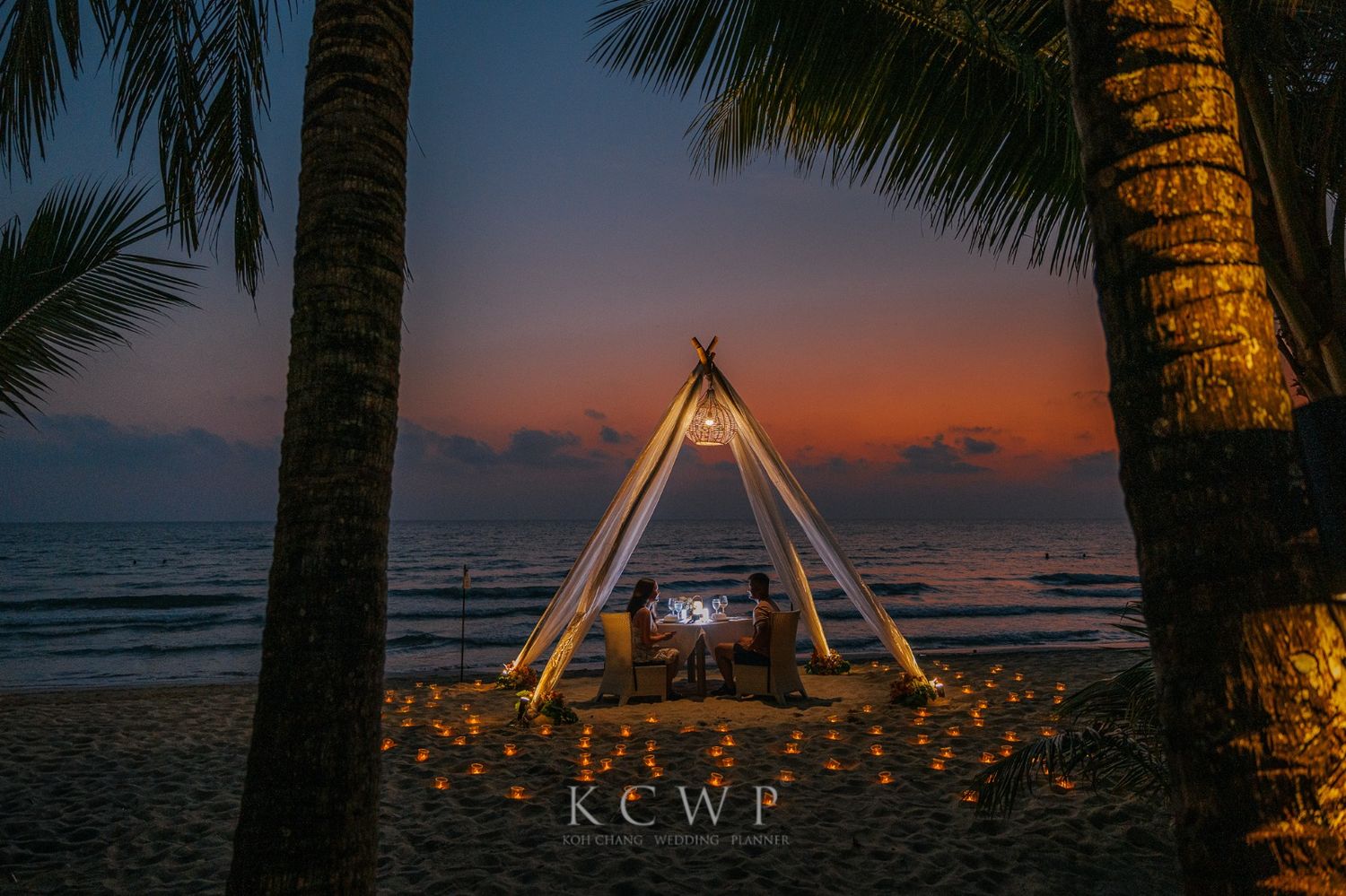 sunset proposal setup koh chang