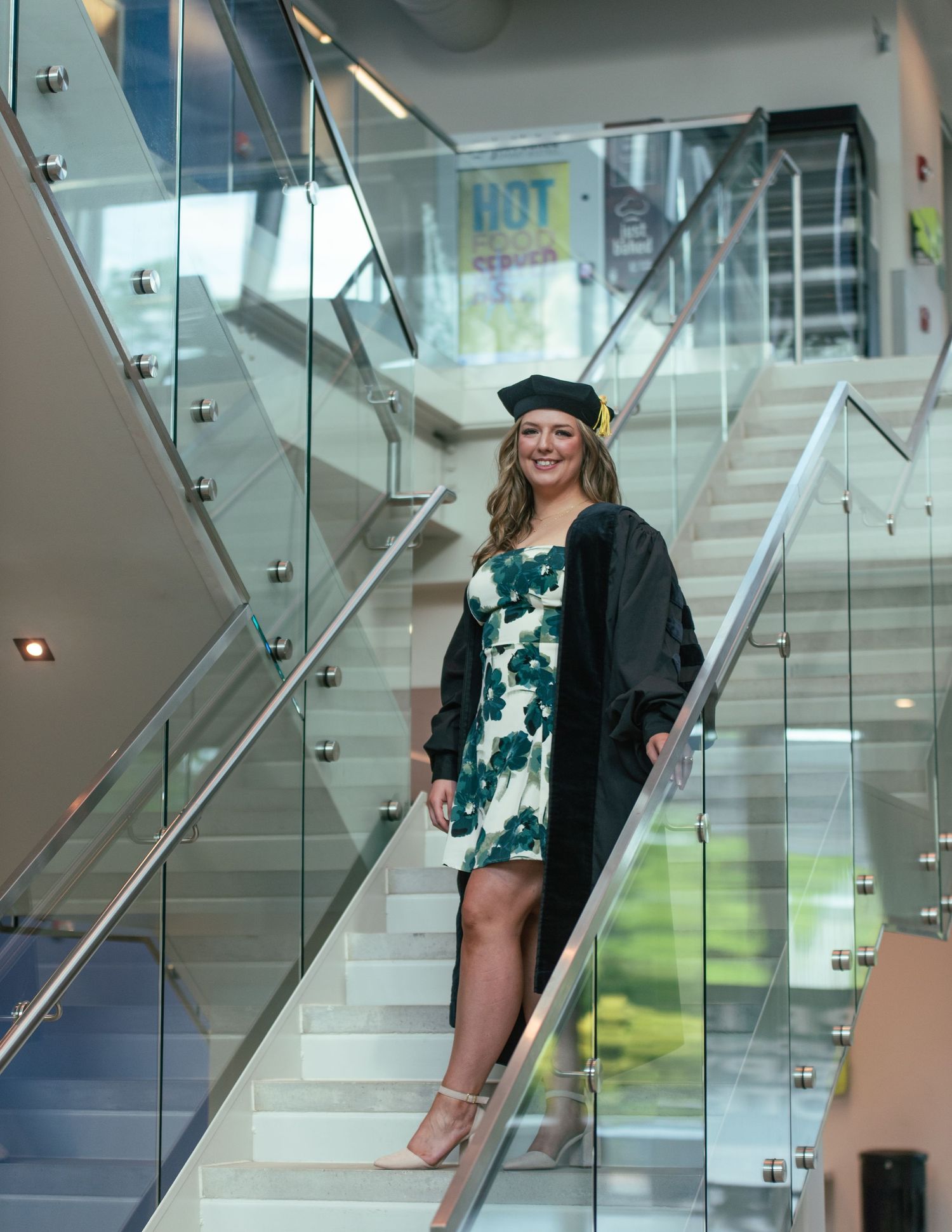 Graduation portrait for doctorate degree