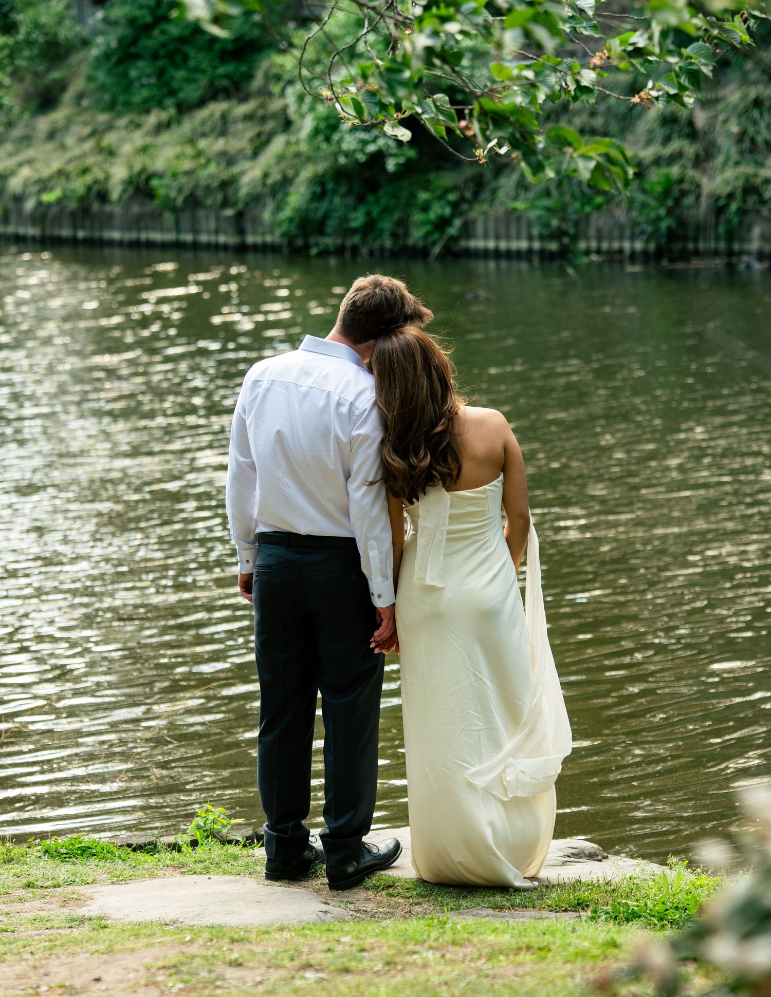 dreamy cinematic whimsical engagement photos at duke gardens by raleigh nc photographer