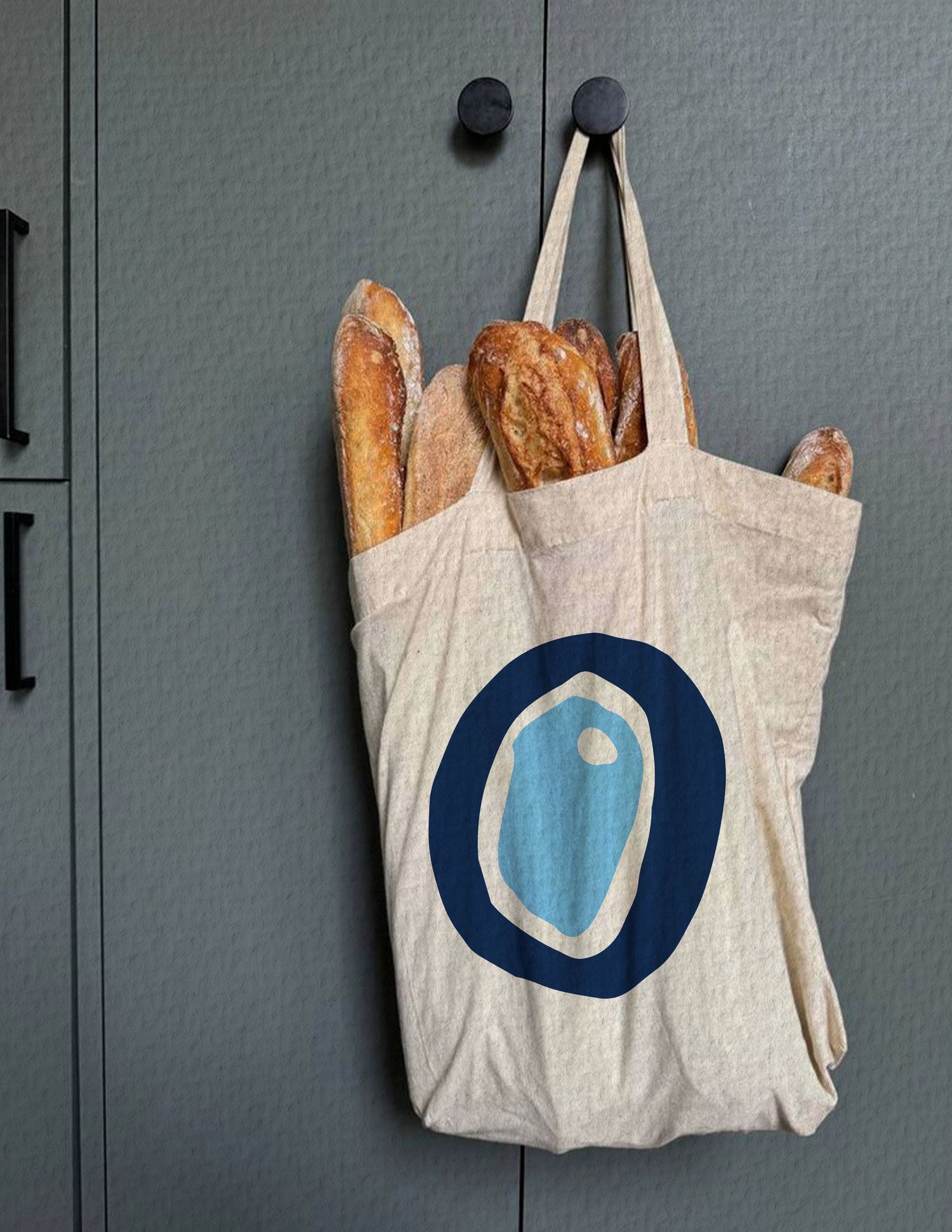 tote bag mockup with logo design