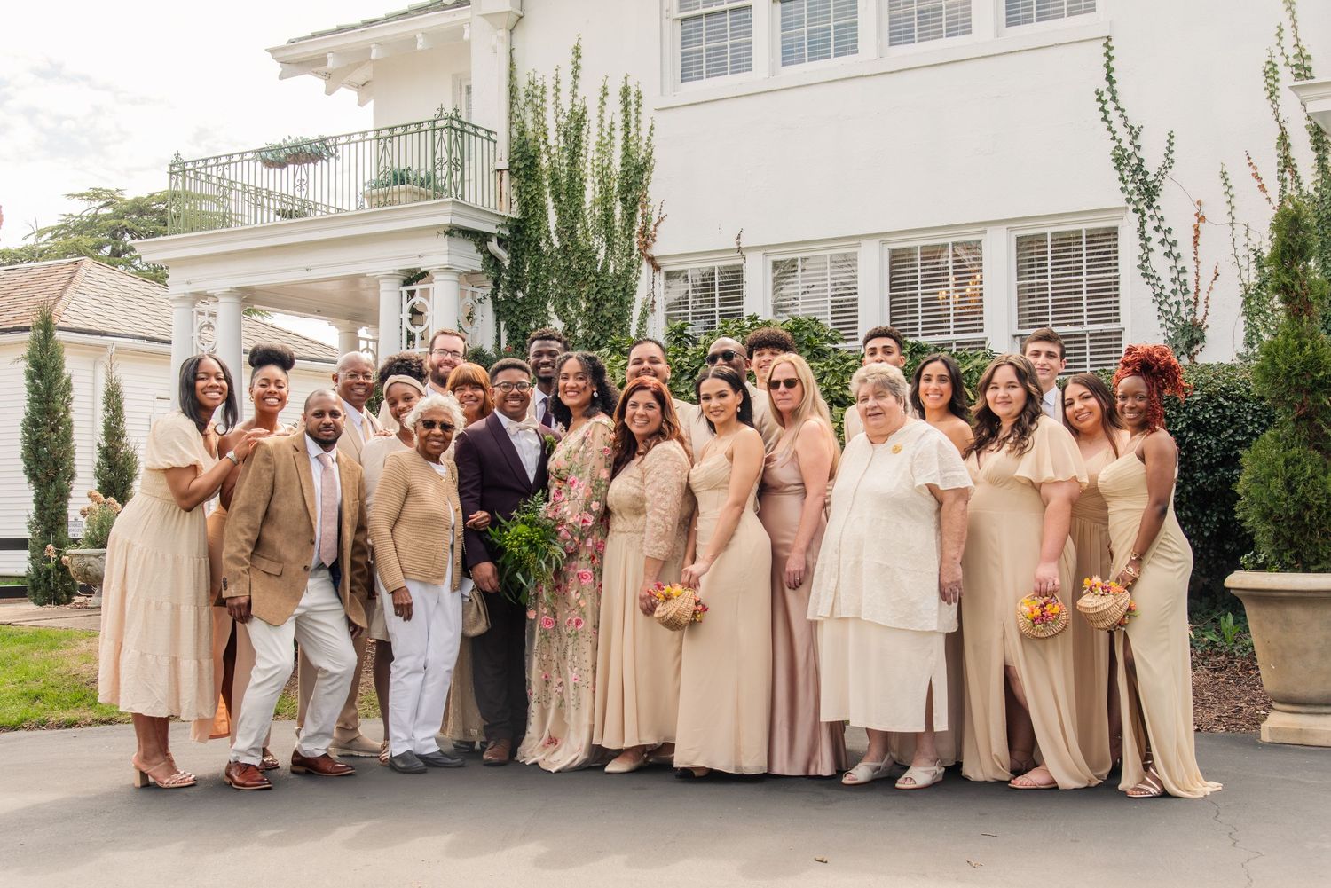 Wedding photos by Raleigh NC Wedding Photographer at The T Austin Finch House event venue in High Point, North Carolina