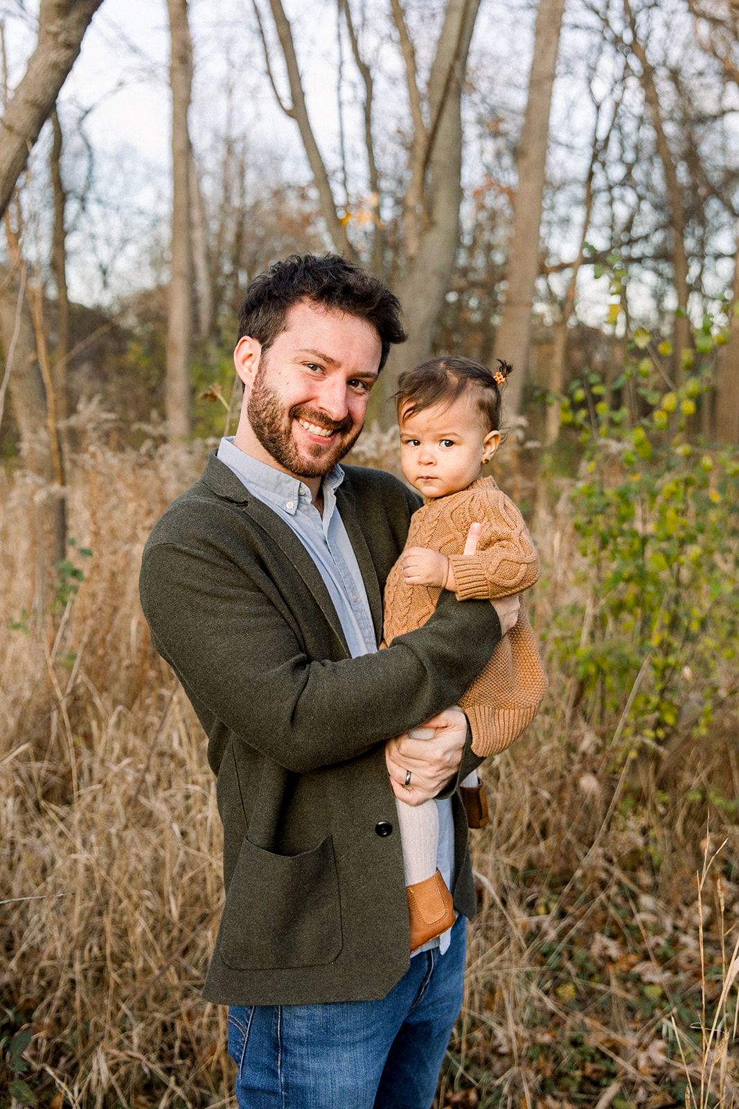 family photographers, fall outdoor mini session for a chicago suburban young family in Beverly
