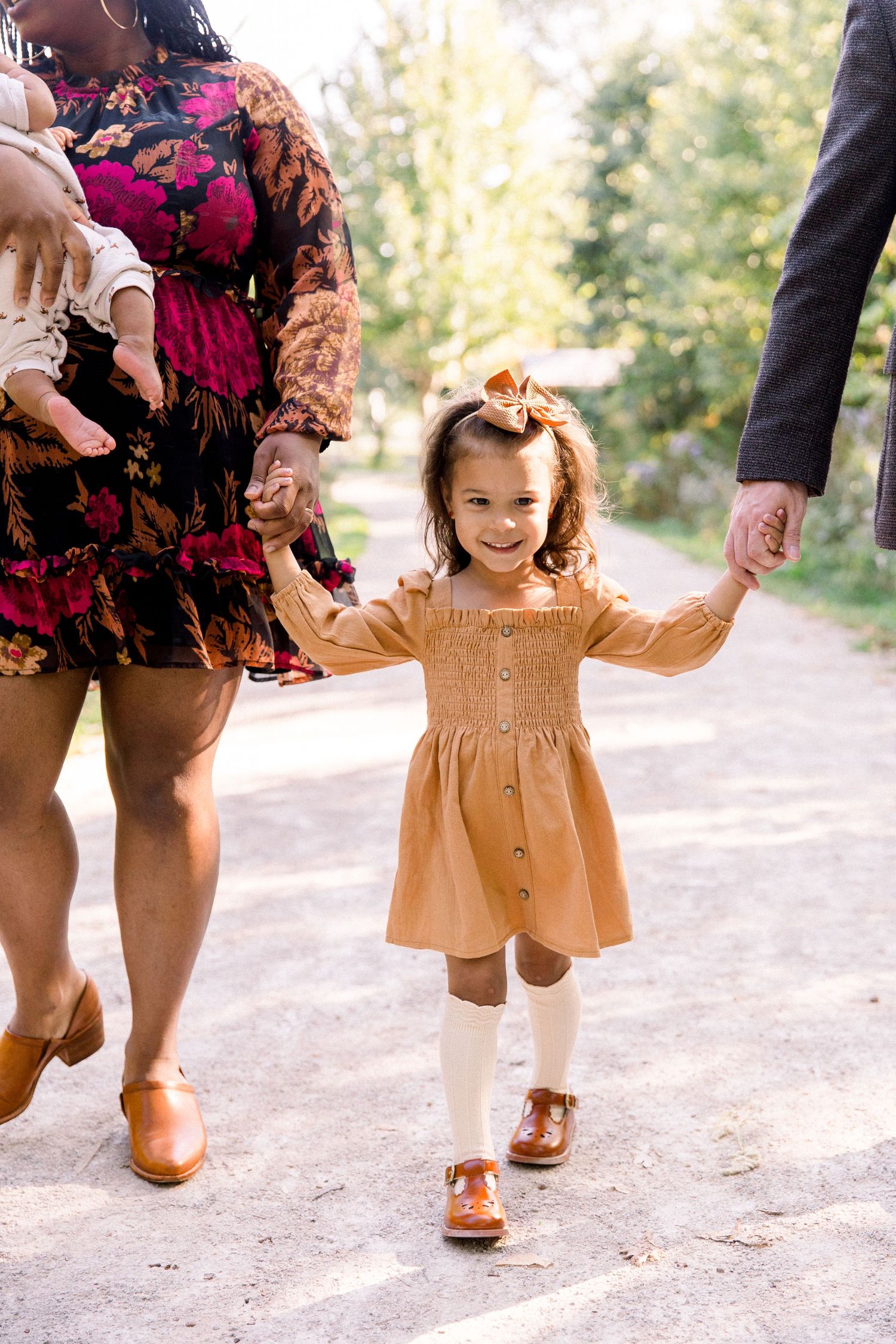 Family photography, outdoor fall chicago suburbs mini session for a young family