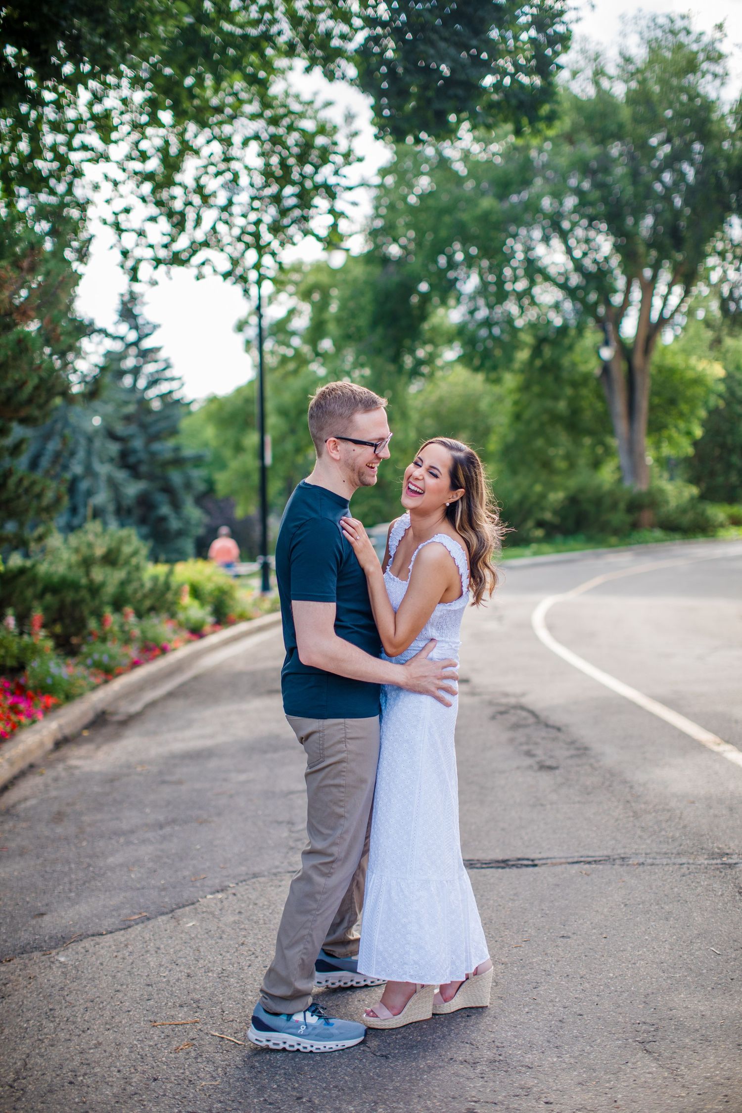 Two people photographed by Zoe Lauren Photography
