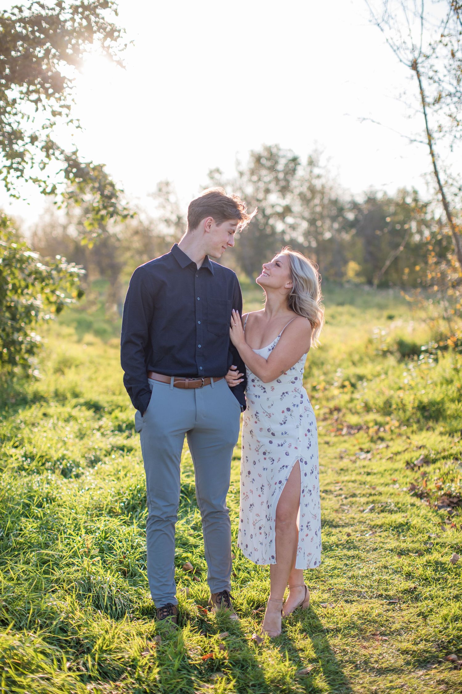 Two people photographed by Zoe Lauren Photography