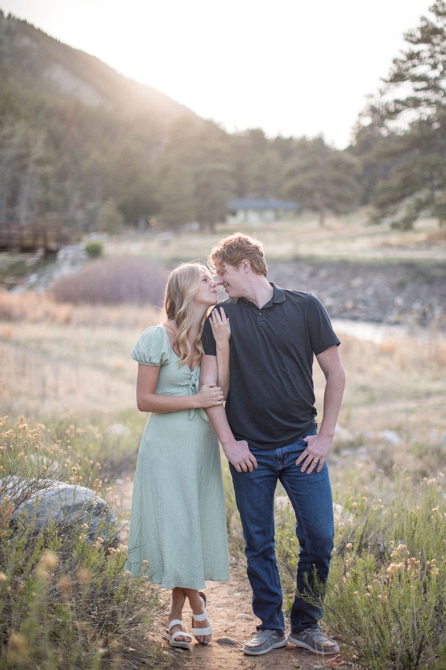 Two people photographed by Zoe Lauren Photography