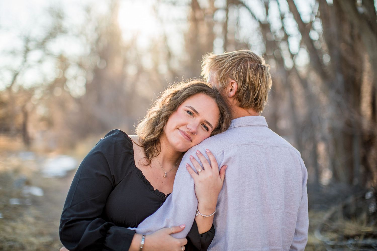 Two people photographed by Zoe Lauren Photography