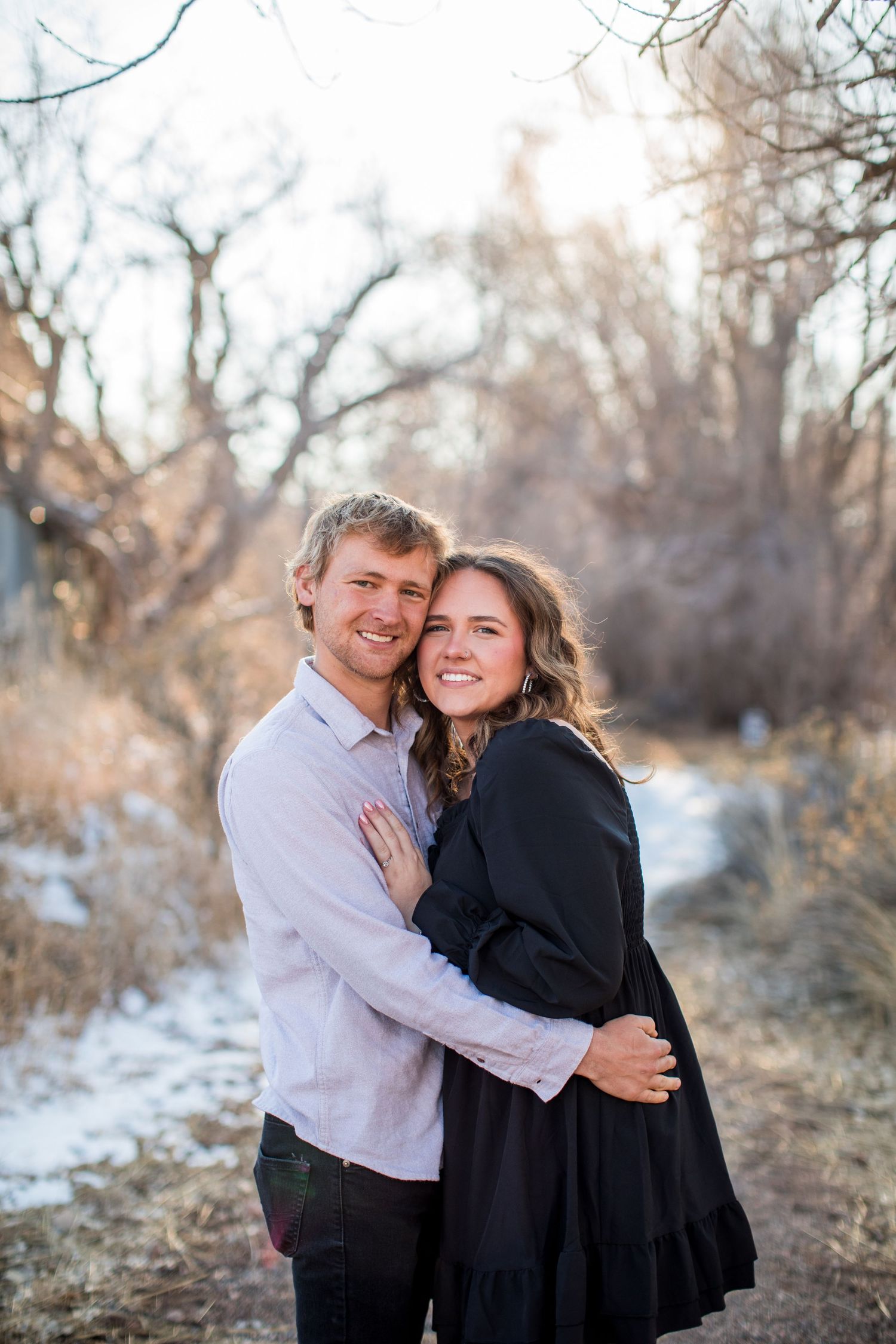Two people photographed by Zoe Lauren Photography