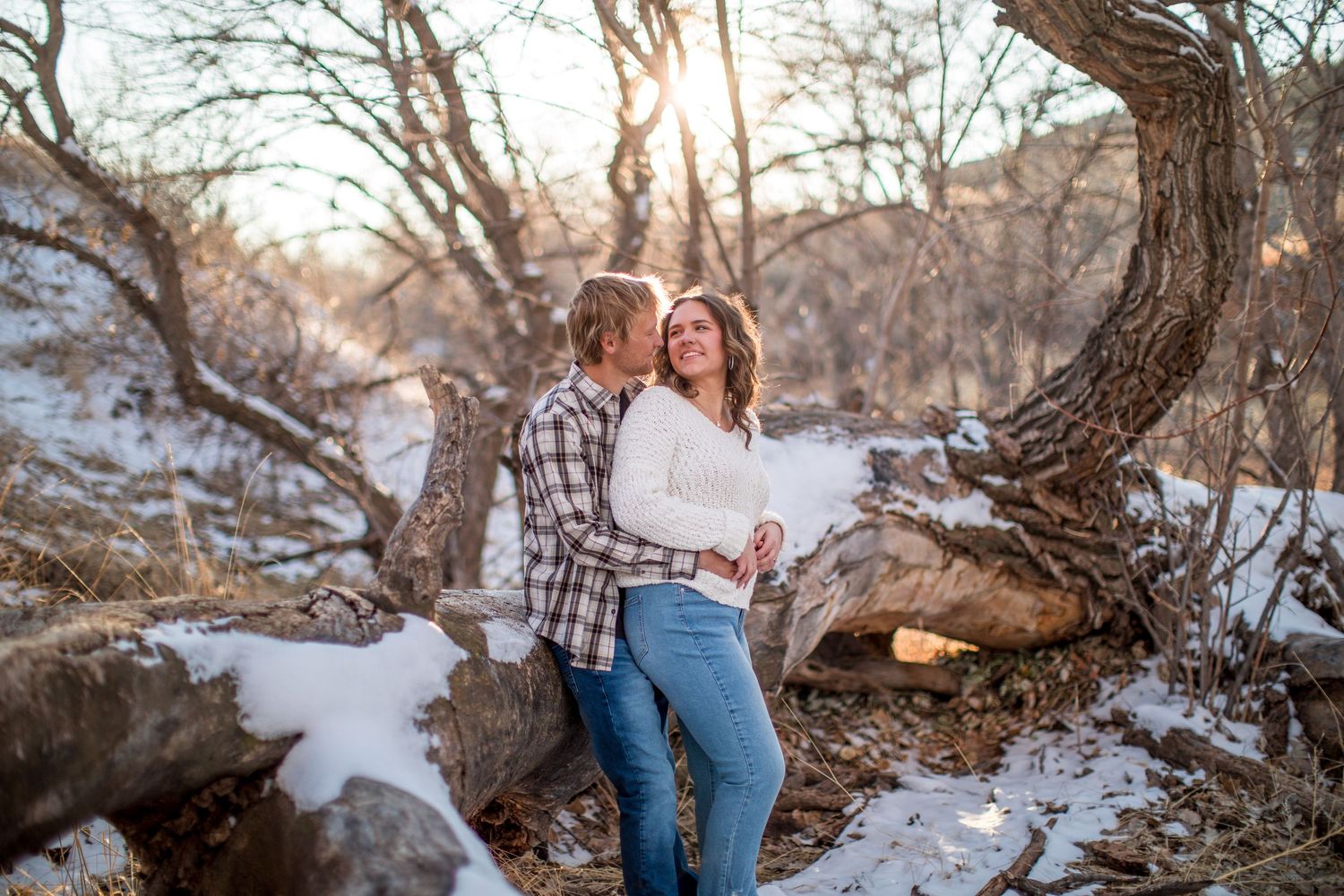 Two people photographed by Zoe Lauren Photography