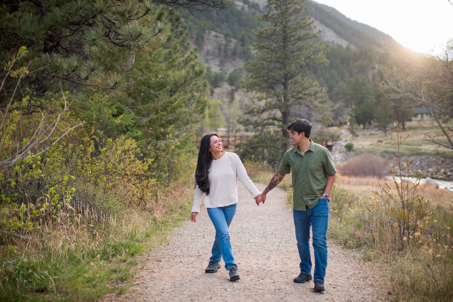Two people photographed by Zoe Lauren Photography