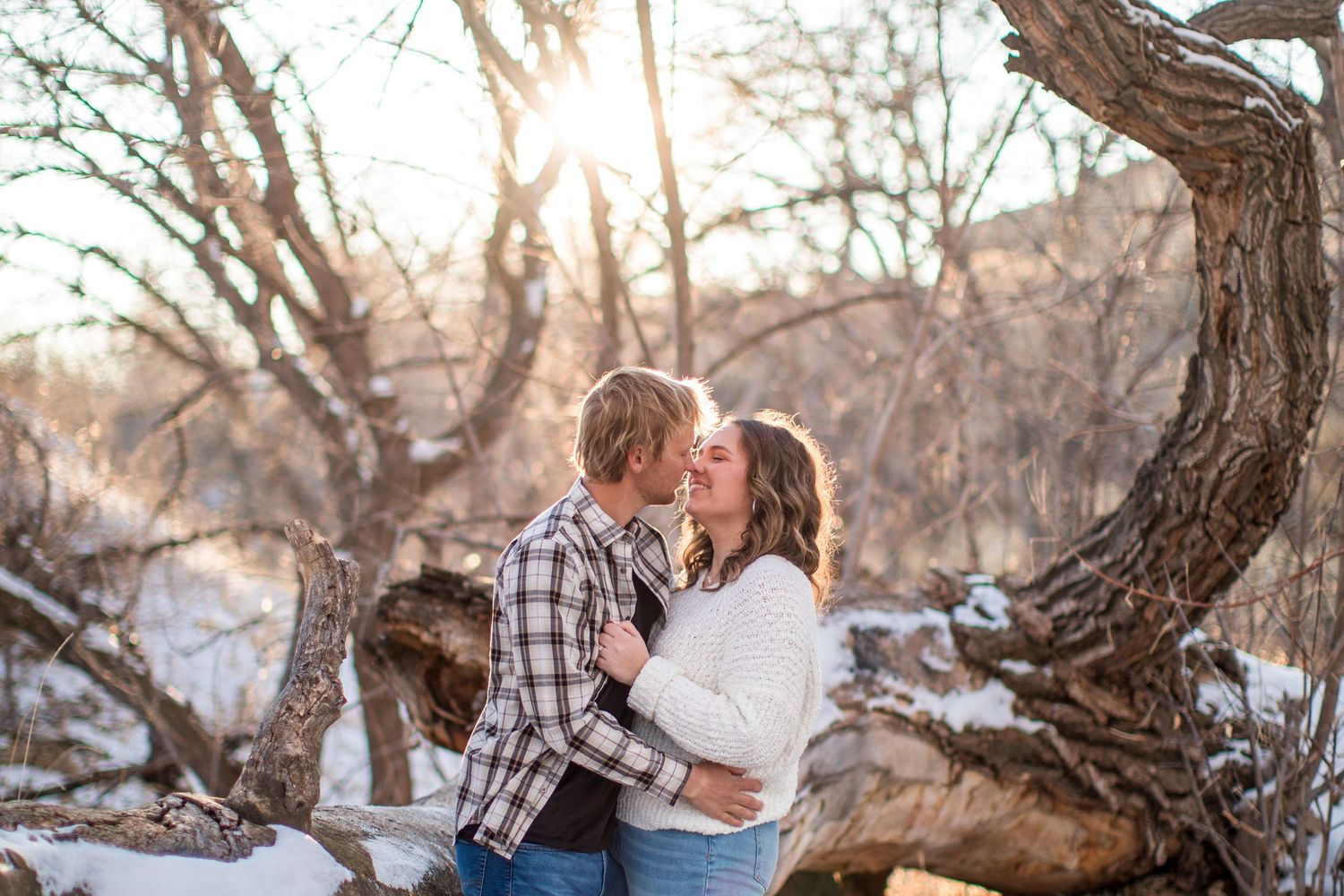 Two people photographed by Zoe Lauren Photography