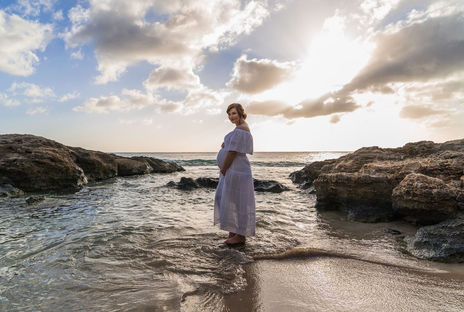 Showing a mother's glow through my maternity photography is one of my favorites to capture!