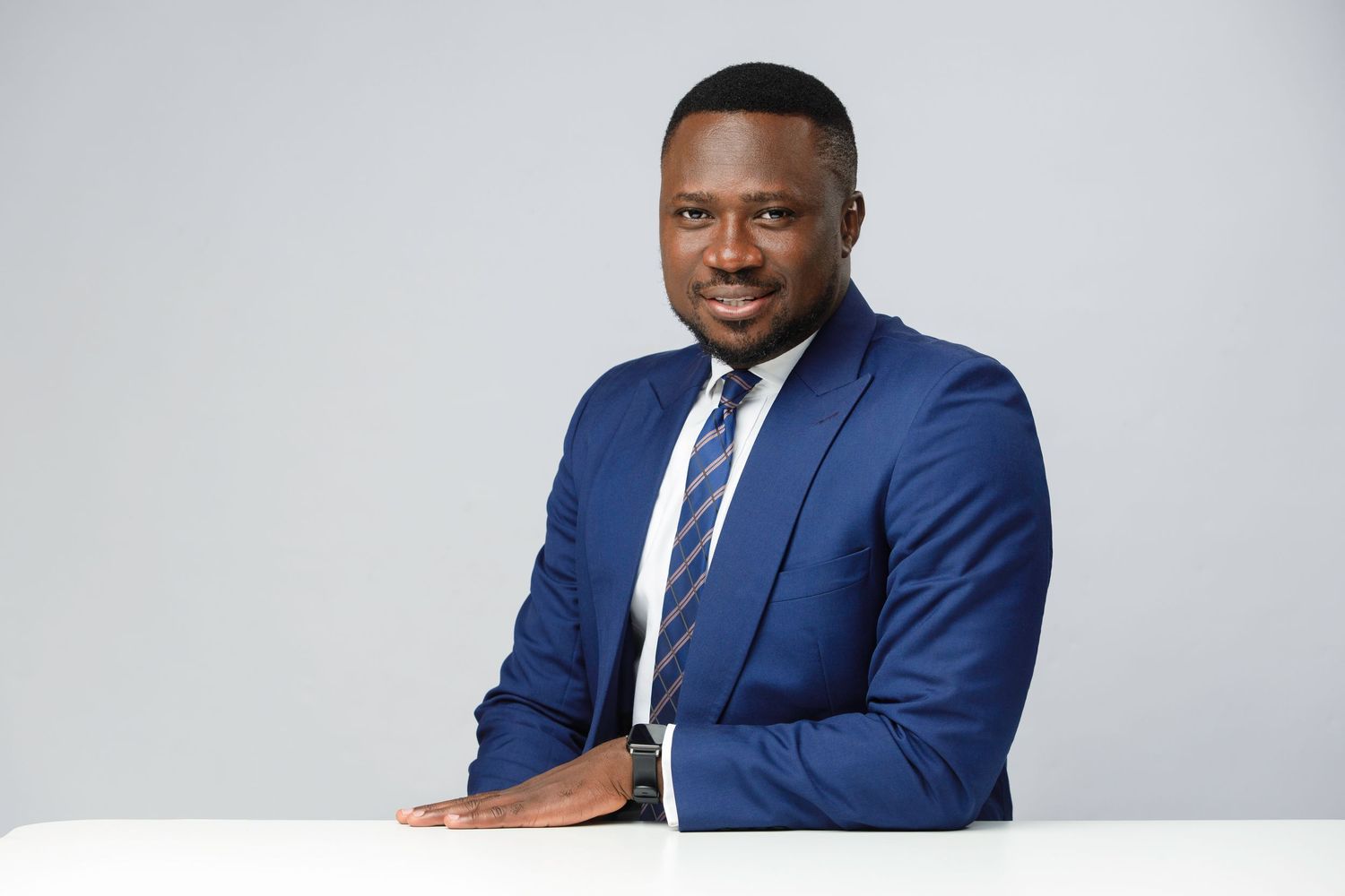 Executive headshot by The BLUEshutter, empowering brands through professional photography in Ghana.