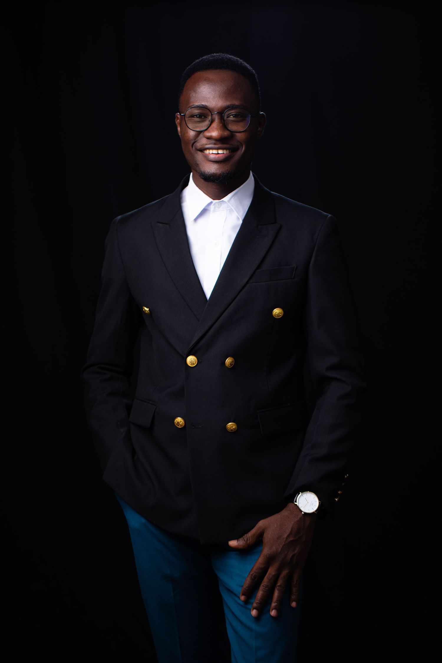 Executive headshot by The BLUEshutter, empowering brands through professional photography in Ghana.