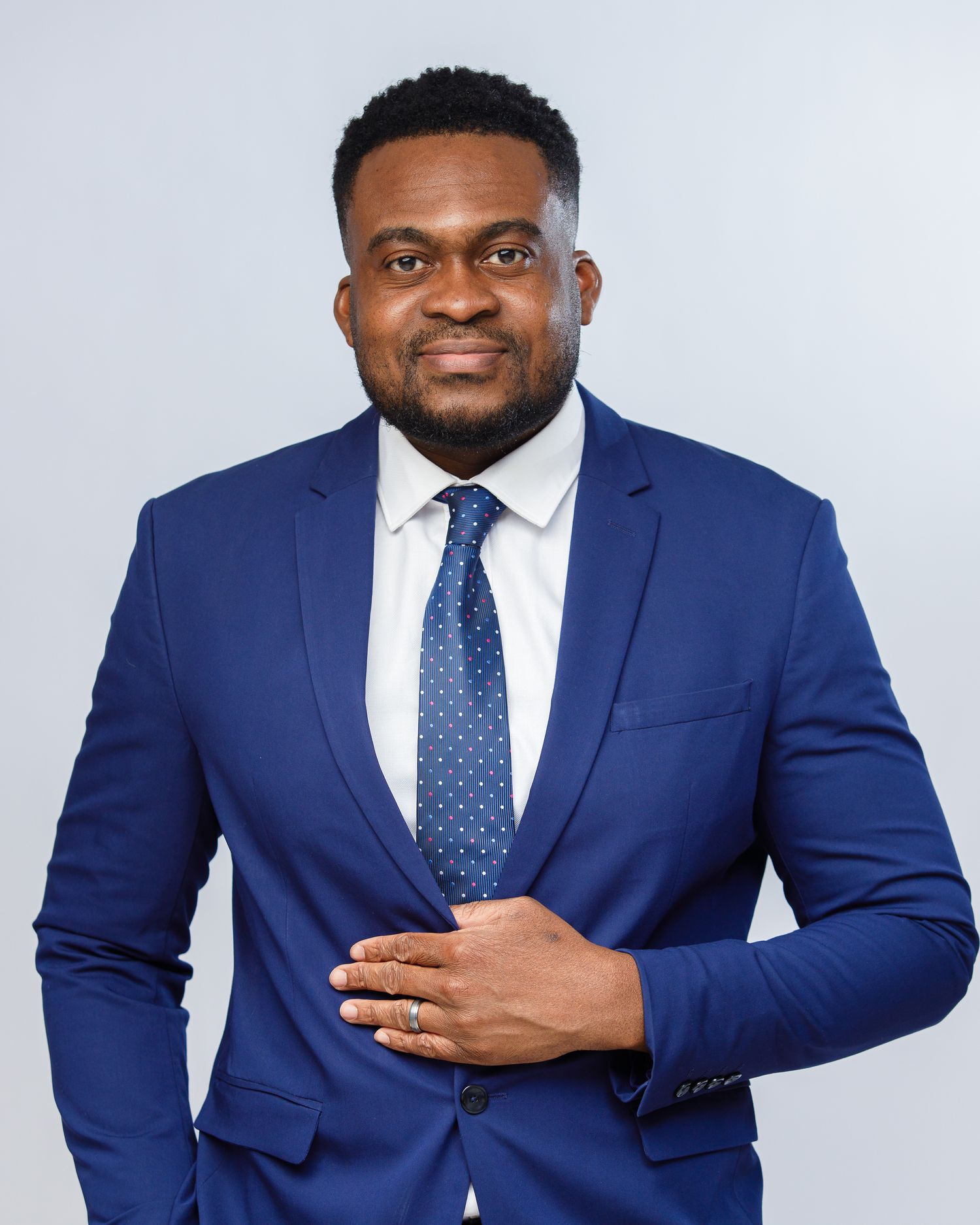 Executive headshot by The BLUEshutter, empowering brands through professional photography in Ghana.