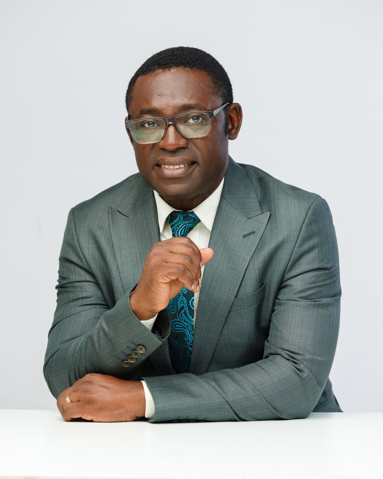 Executive headshot by The BLUEshutter, empowering brands through professional photography in Ghana.