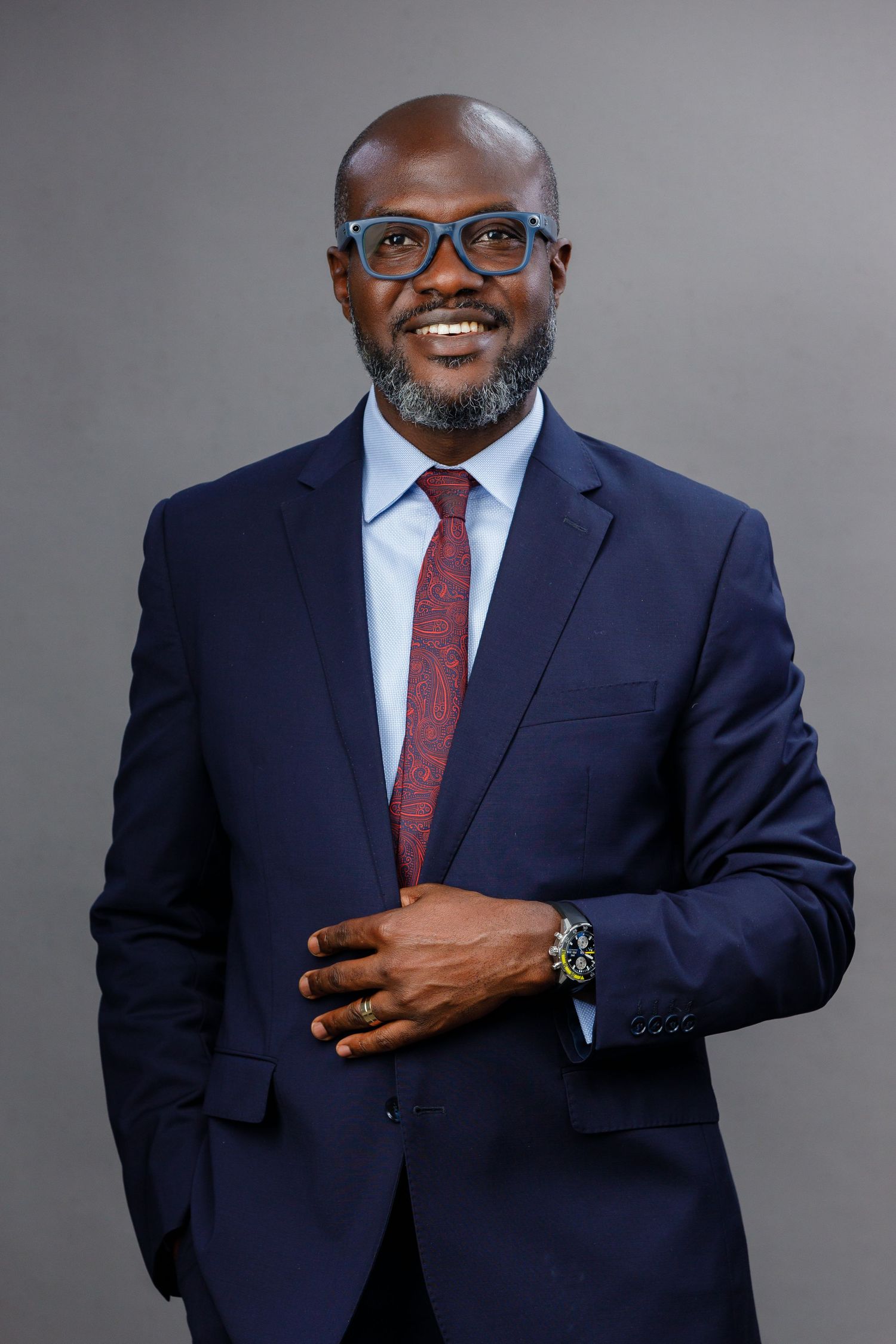 Executive headshot by The BLUEshutter, empowering brands through professional photography in Ghana.