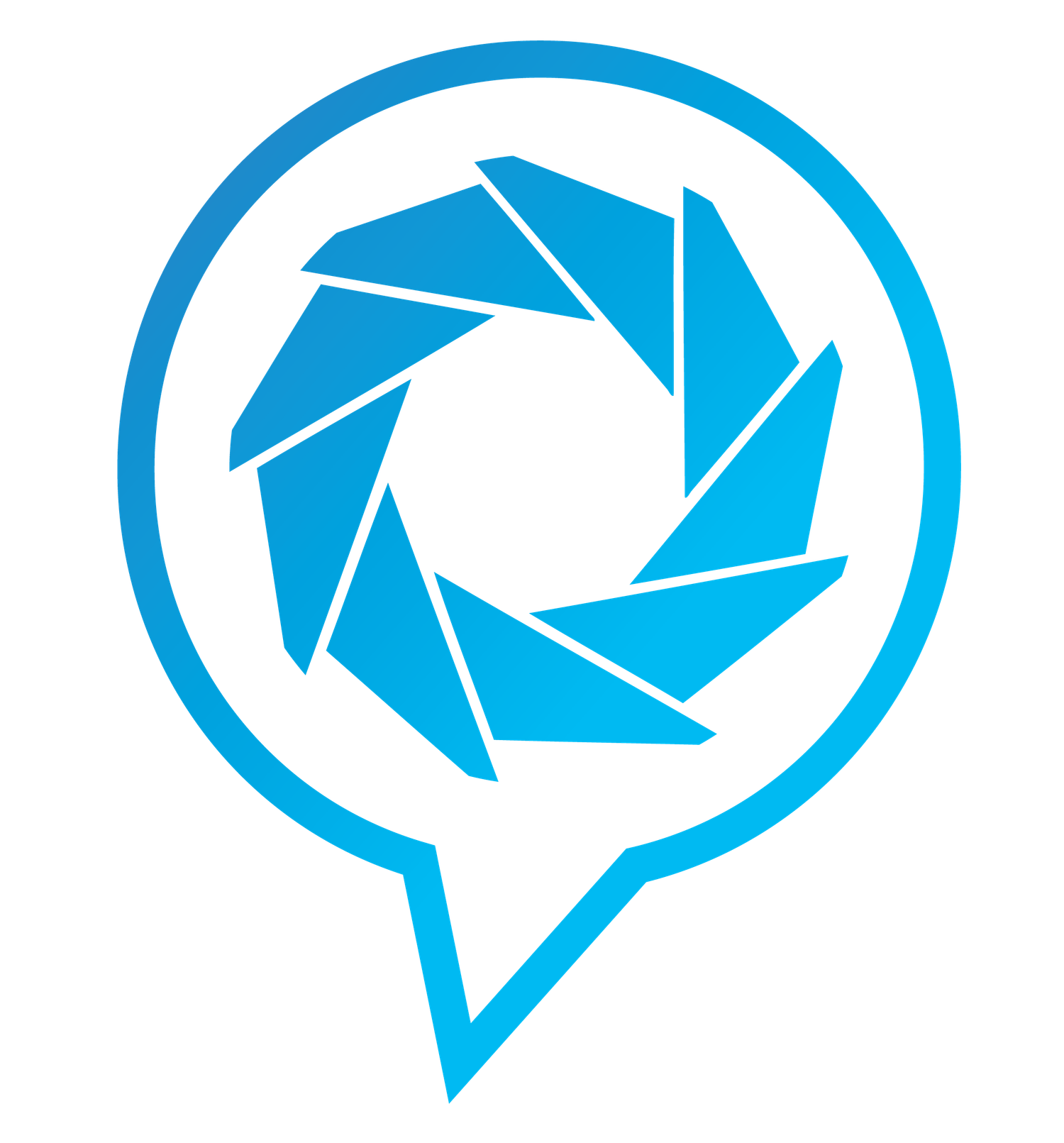 The BLUEshutter logo - Accra- Ghana.