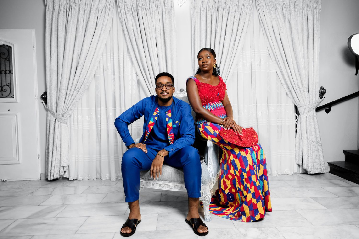Traditional Ghanaian wedding ceremony photography