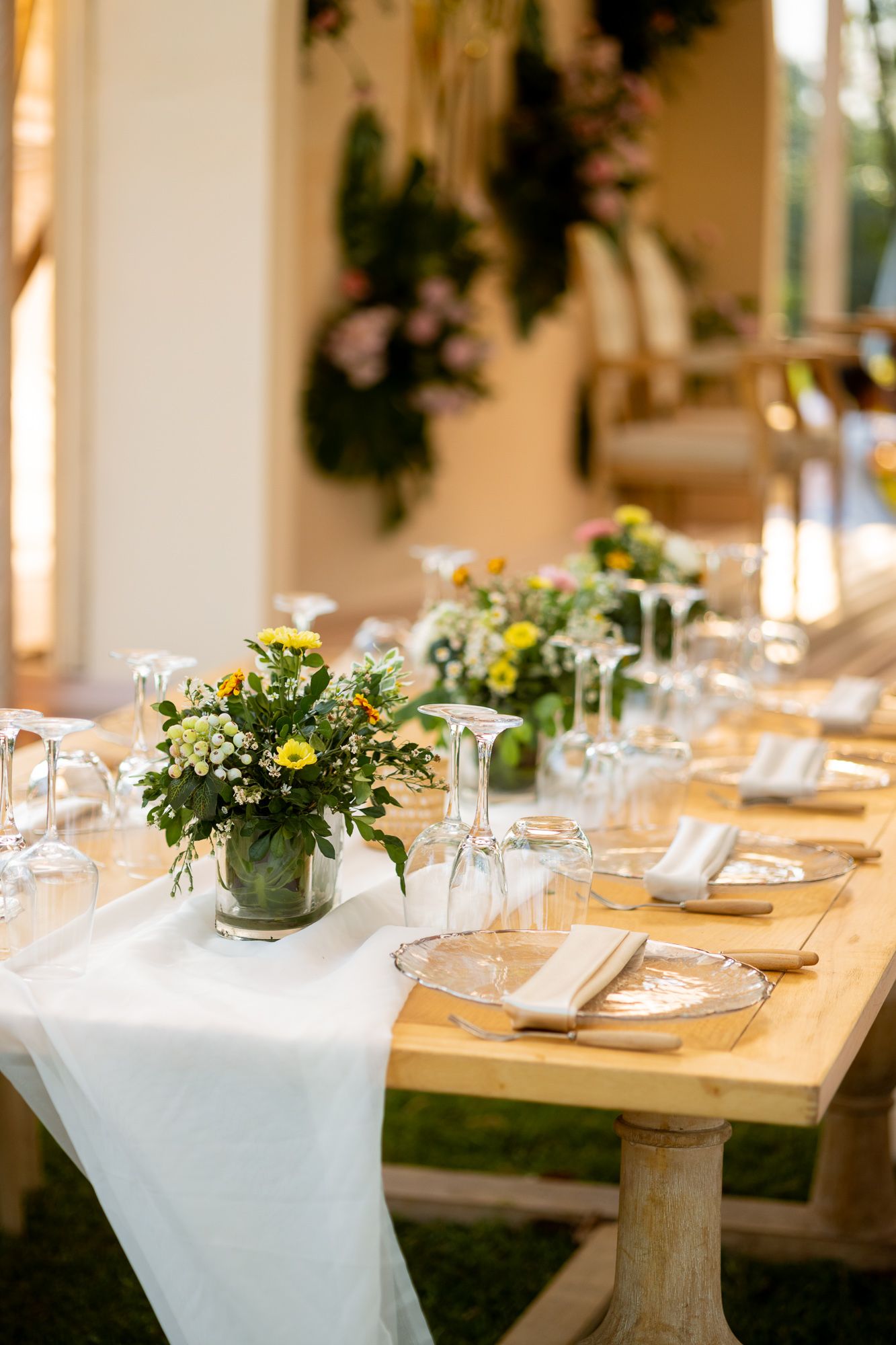 Elegant wedding decor setup at venue in Accra, Ghana