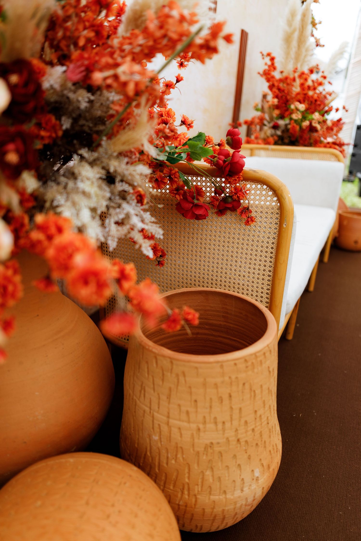 Elegant garden, Traditional wedding ceremony deco in Ghana