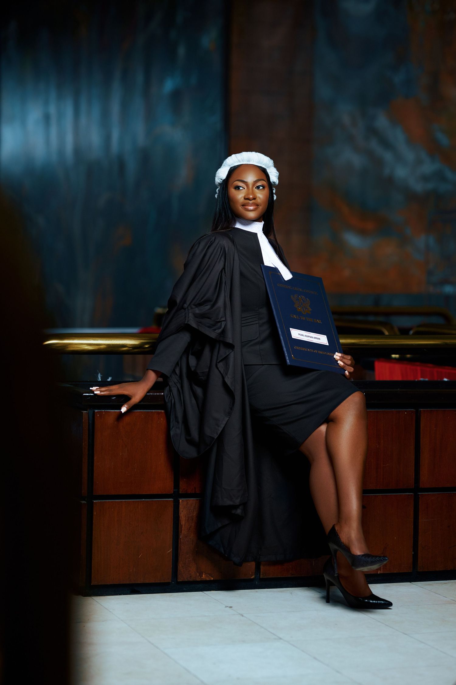 Beautiful Call to the bar portrait in Accra