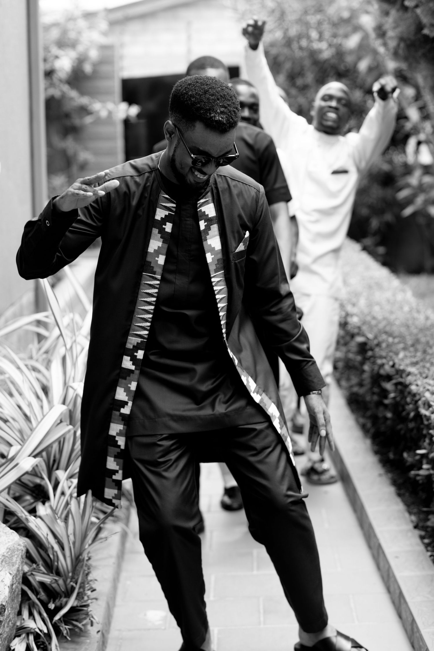 Bride and Groom portraits at a Traditional Ghanaian wedding ceremony photography