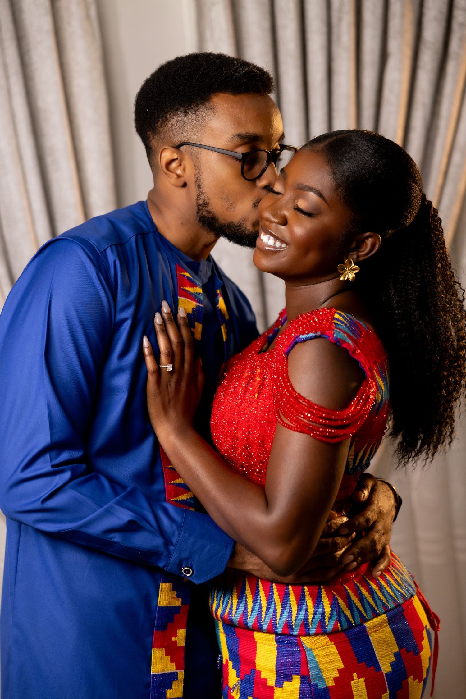 Traditional Ghanaian wedding ceremony photography