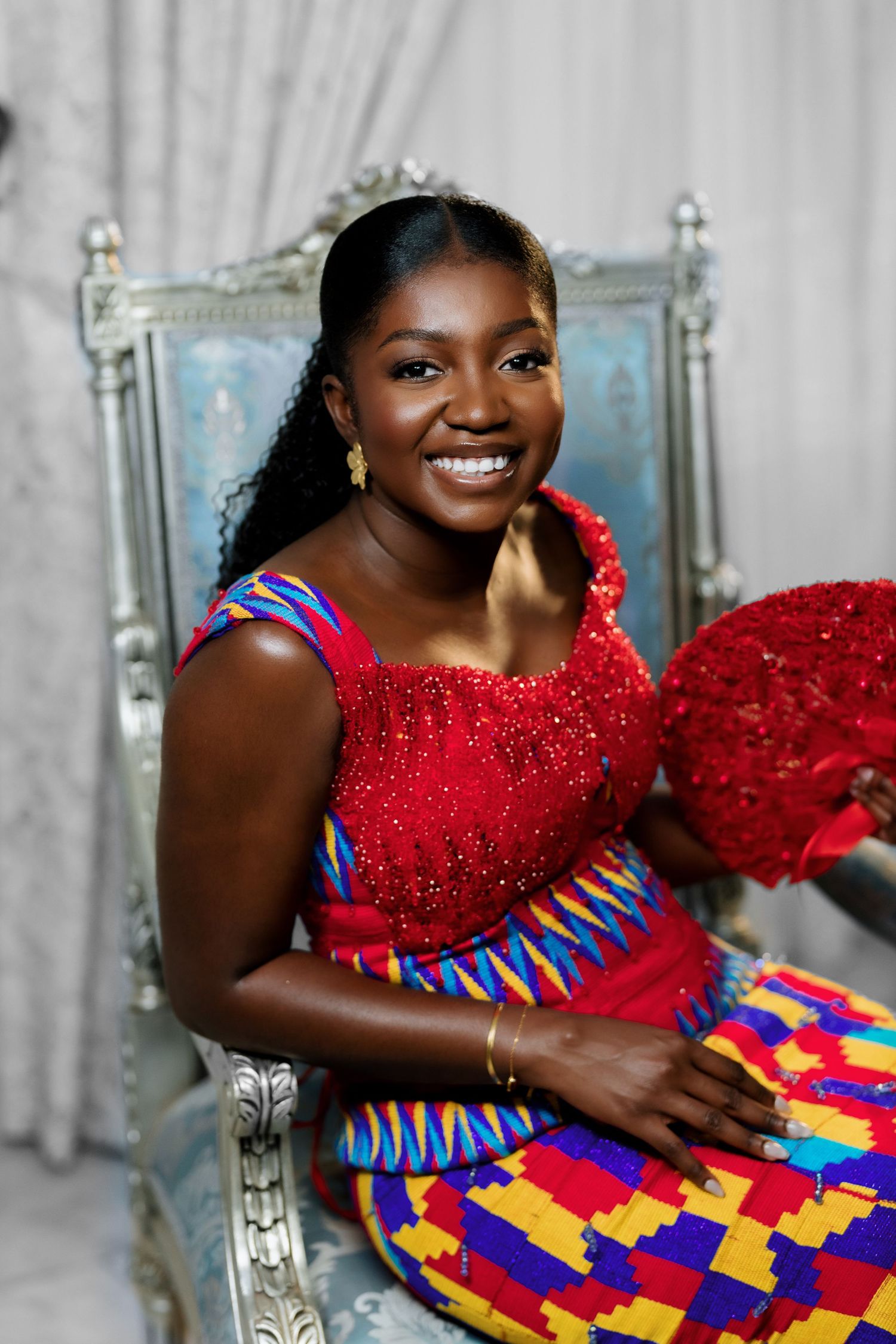Traditional Ghanaian wedding ceremony photography