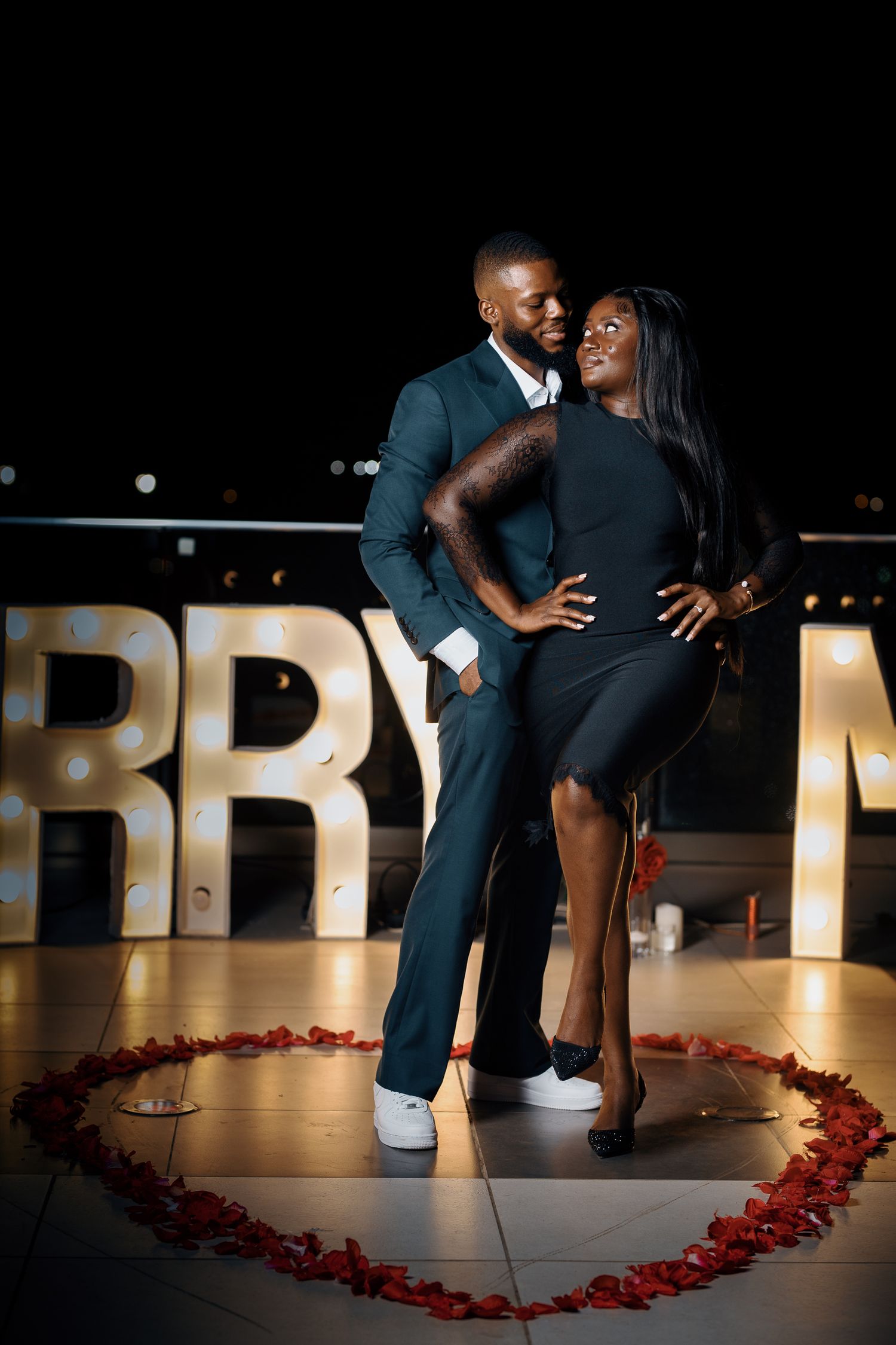 Ghanaian Proposal portrait photography