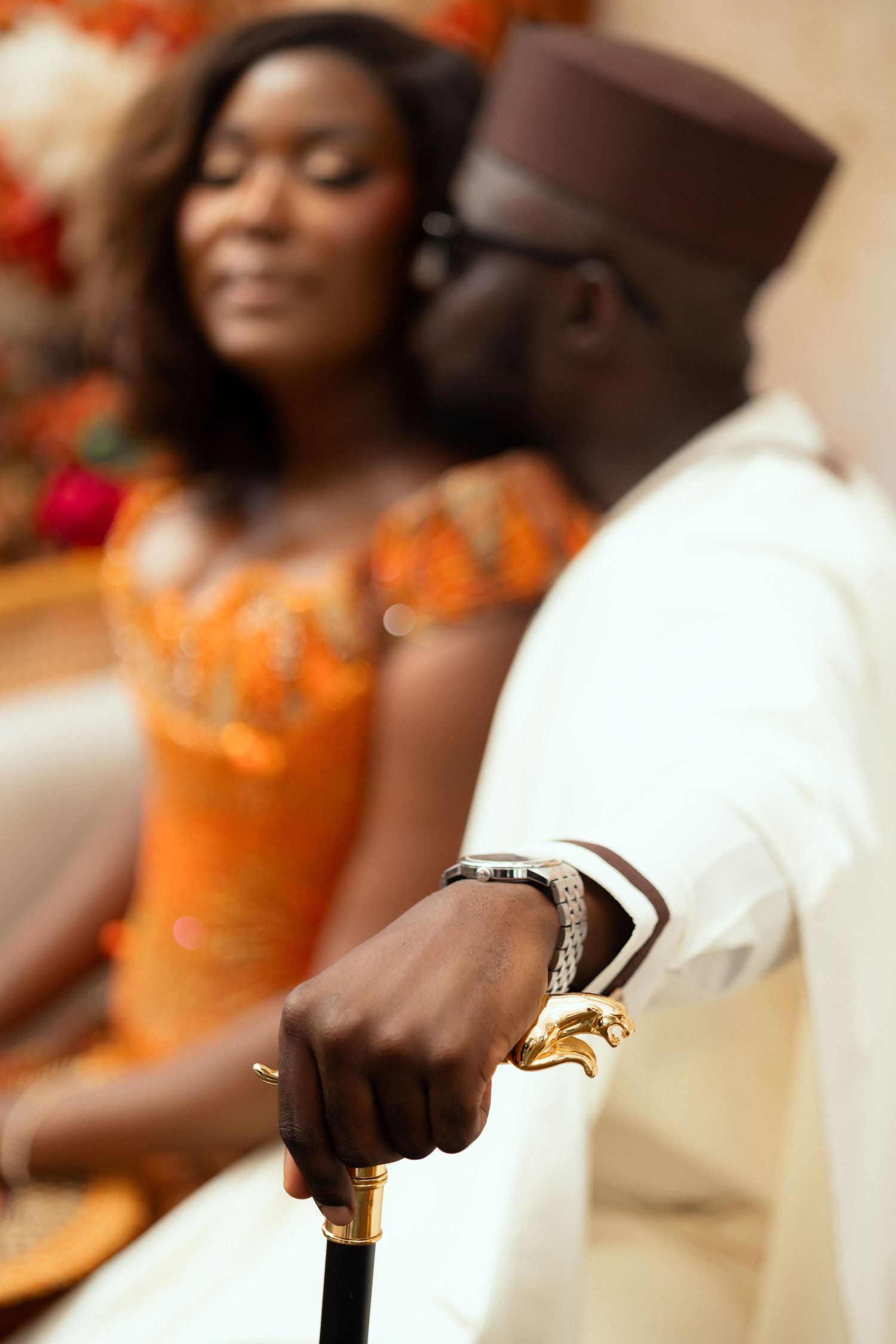 Joyful couple portrait