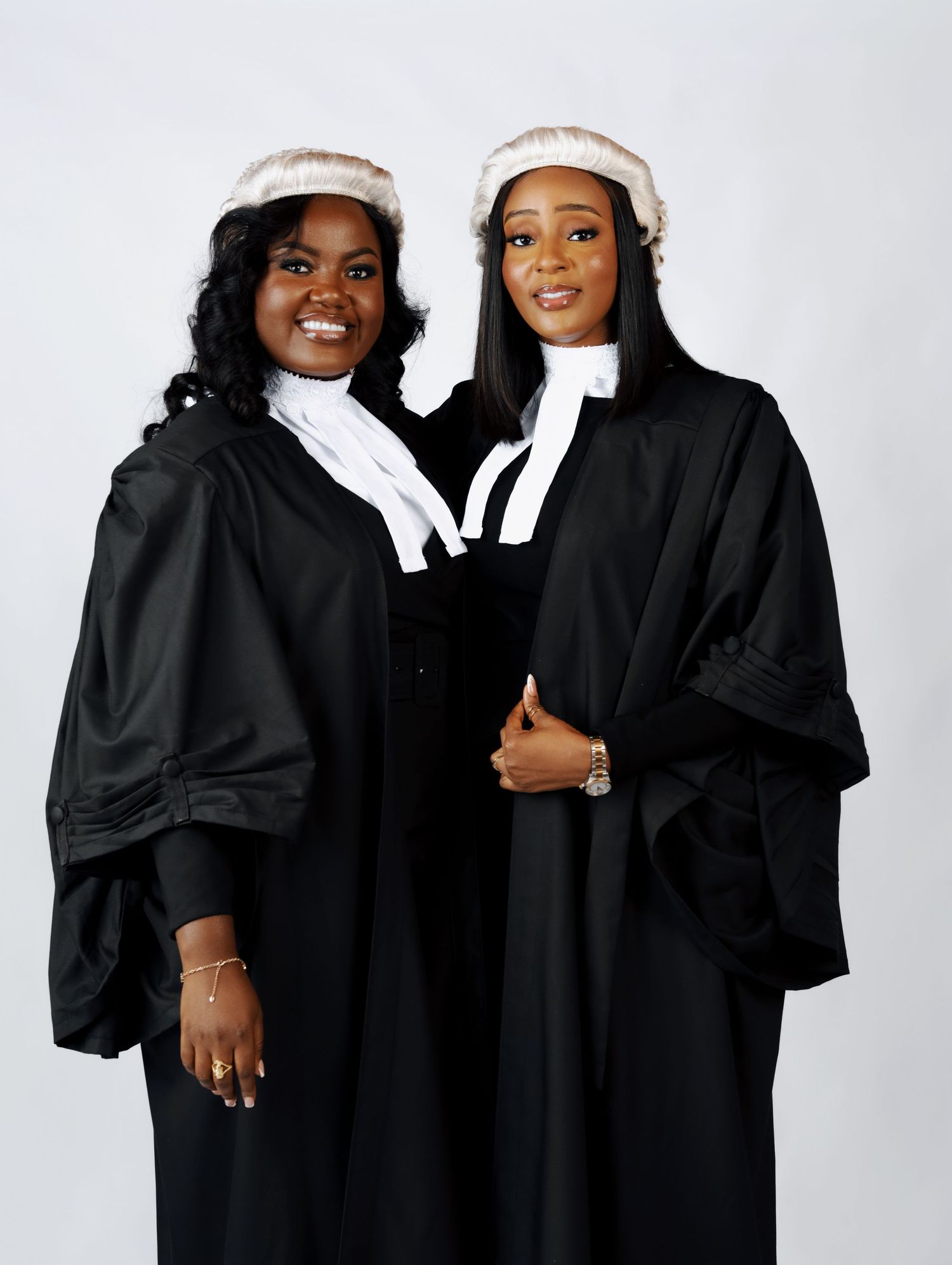 Cinematic call to the bar portrait in a studio, Accra setting