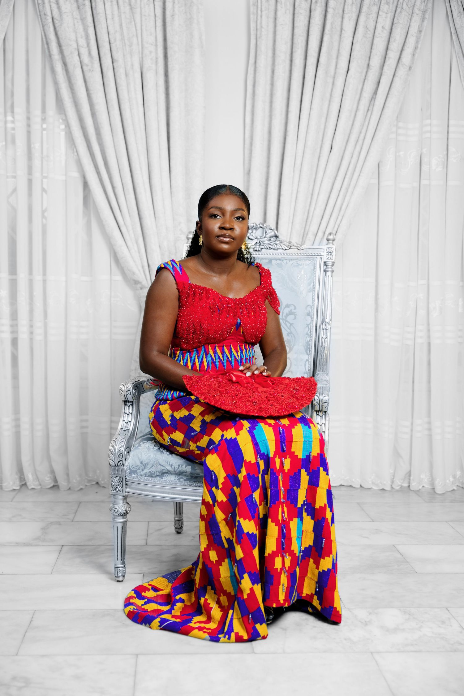 Traditional Ghanaian wedding ceremony photography