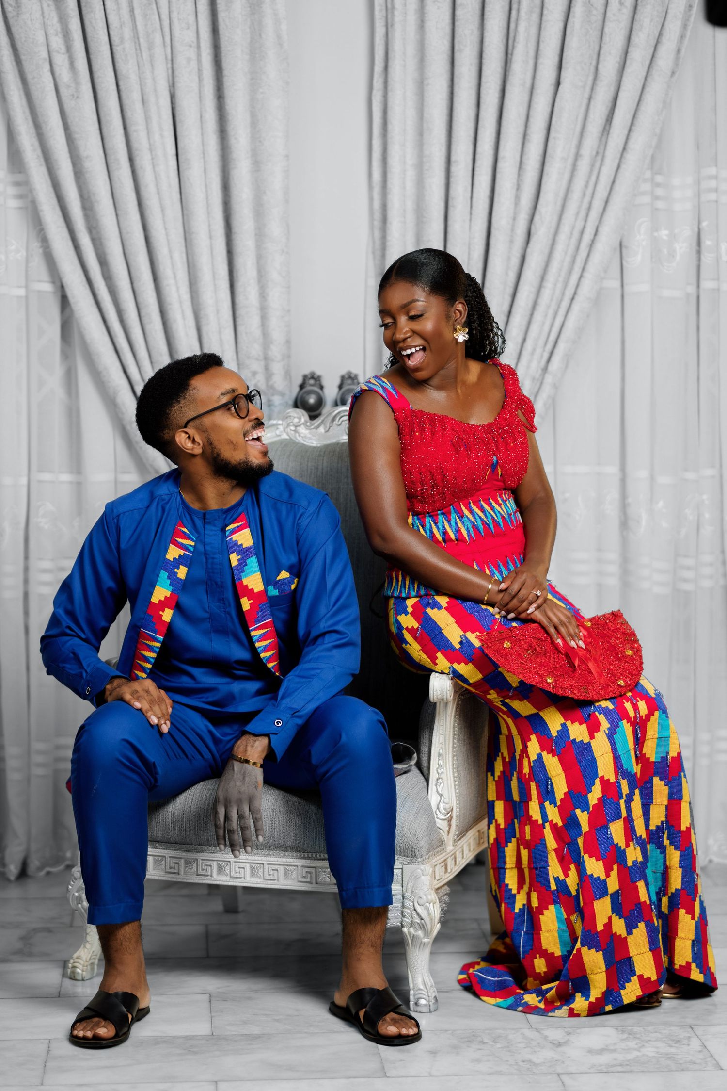 Traditional Ghanaian wedding ceremony photography
