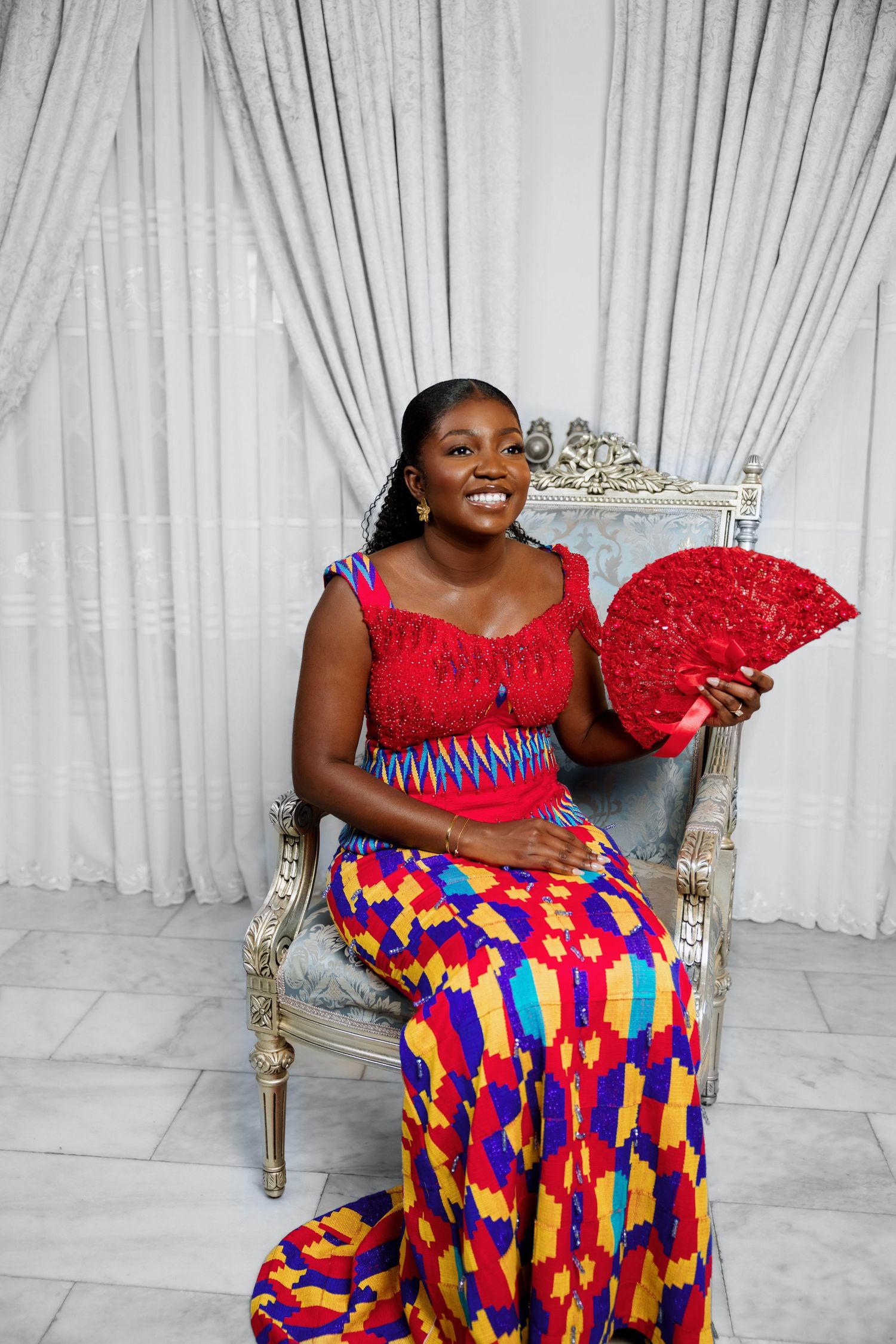 Traditional Ghanaian wedding ceremony photography