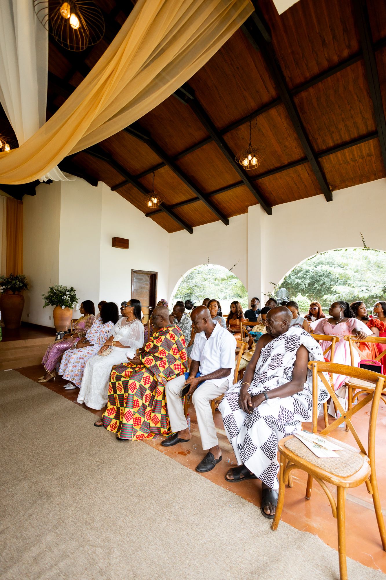 Traditional wedding ceremony filled with cultural music and dance
