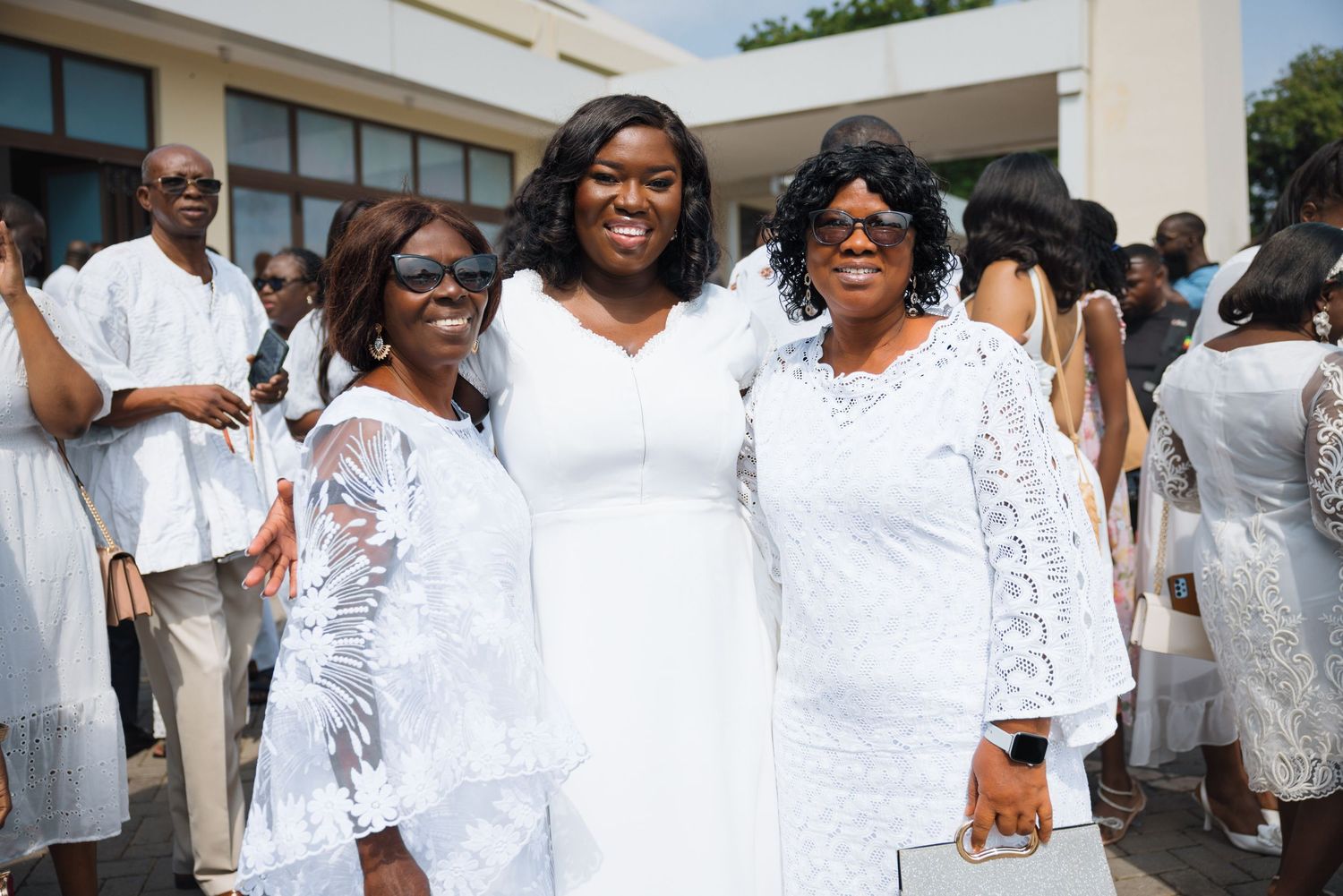 Baby christening ceremony at a church in Ghana